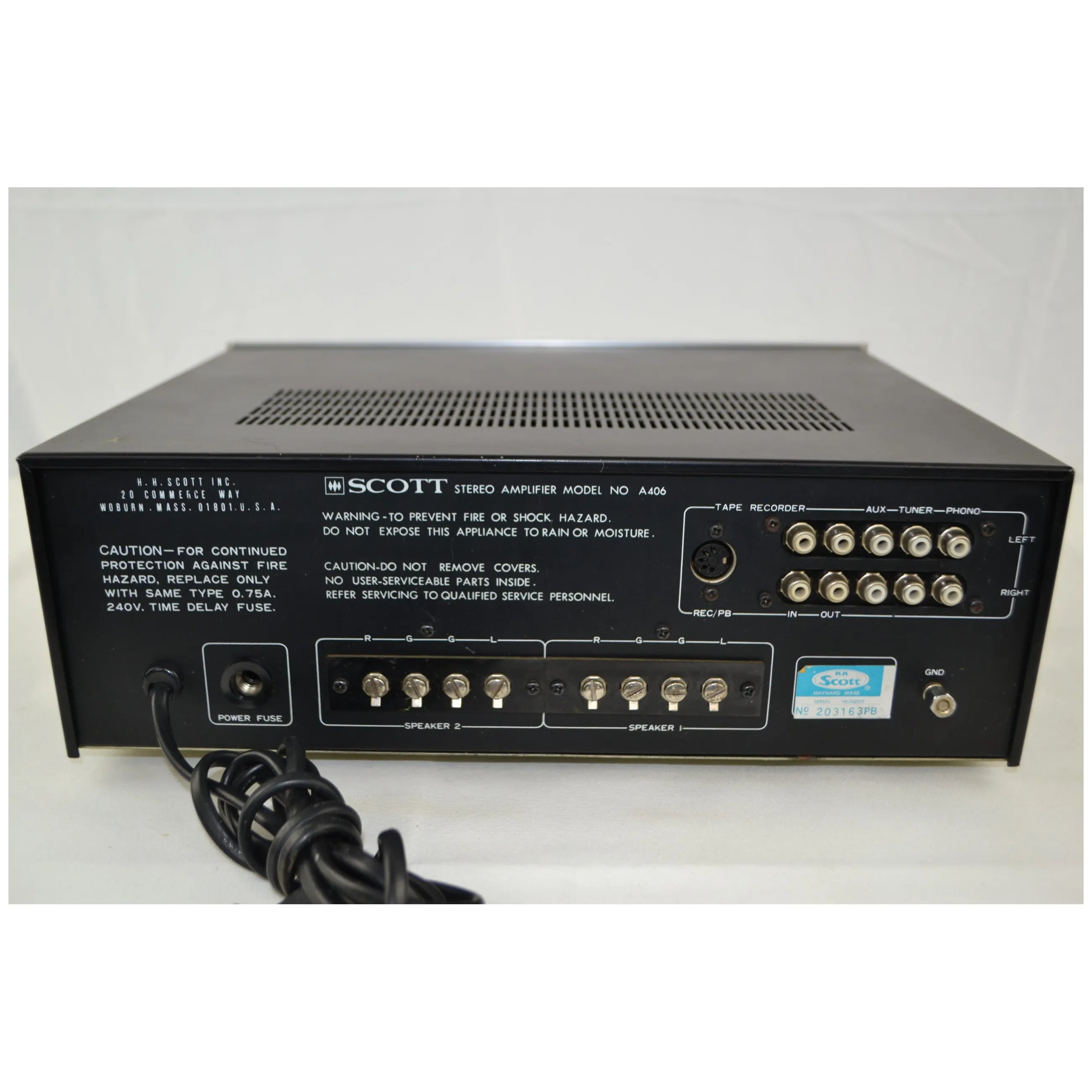 Amplificateur SCOTT A-406