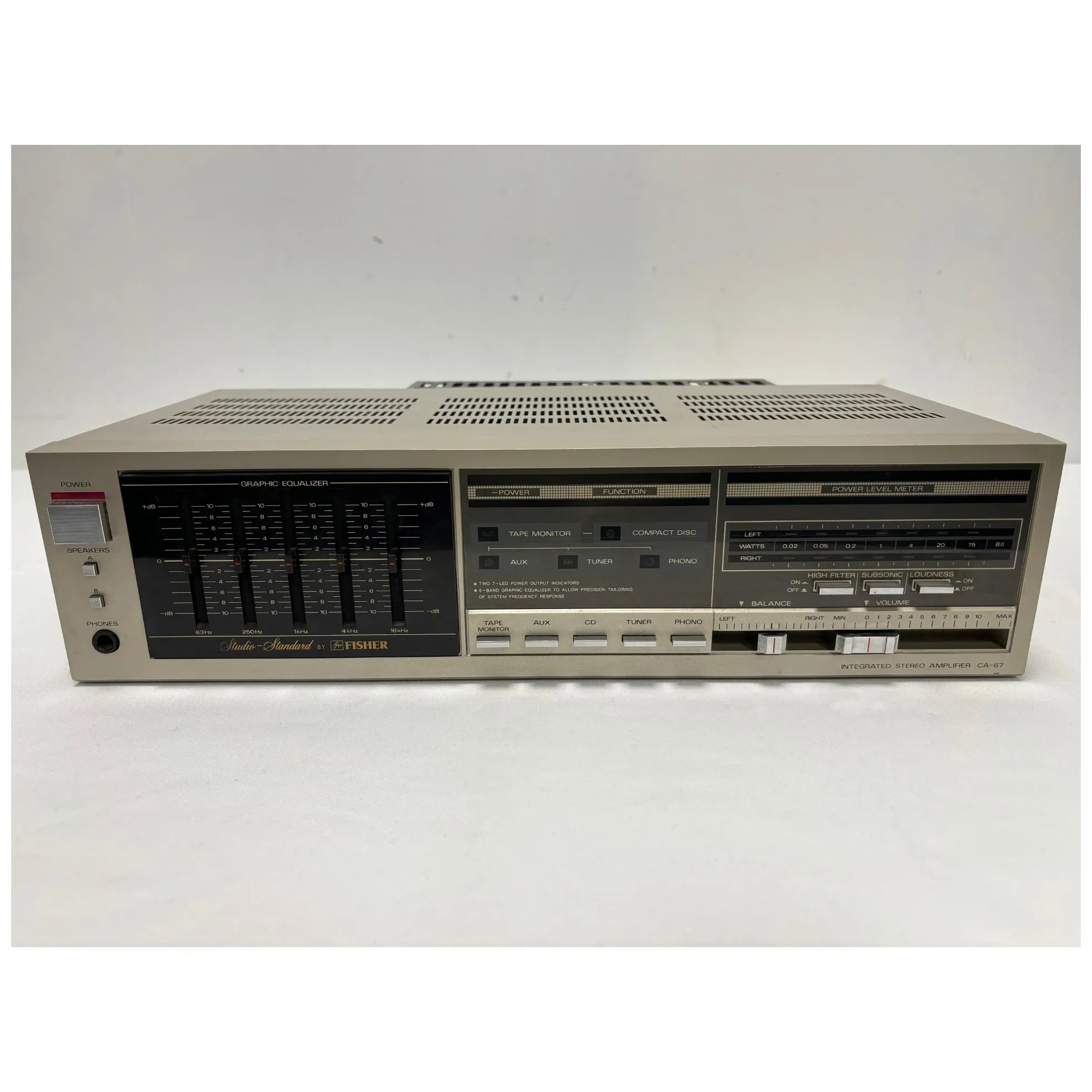 Amplificateur Fisher CA-67