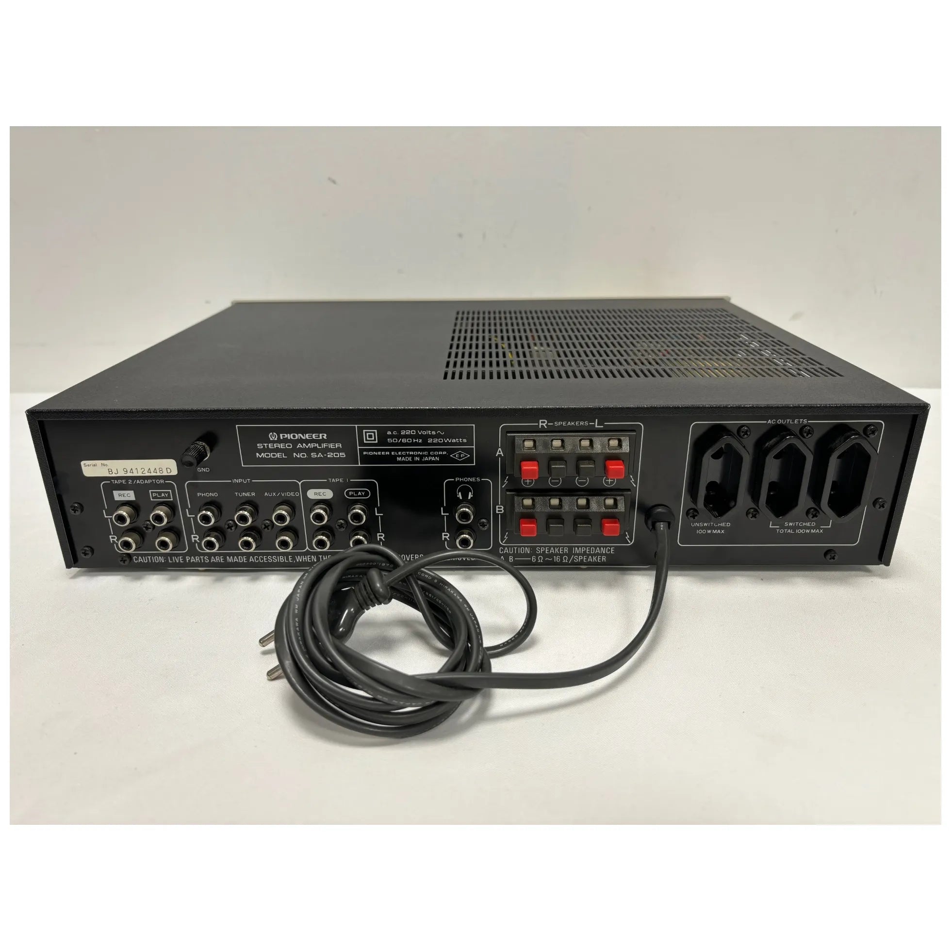 Amplificateur Pioneer SA-205