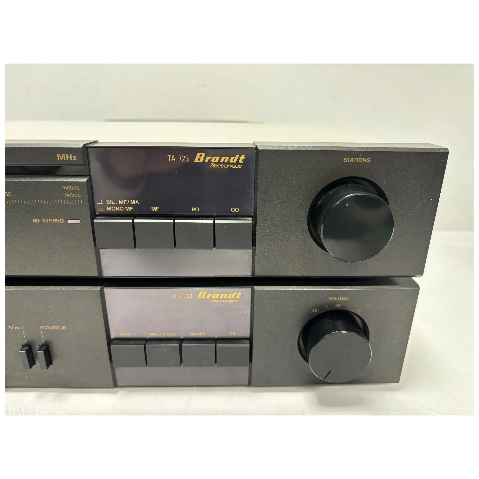 Amplificateur Brandt A4033 + Tuner TA723