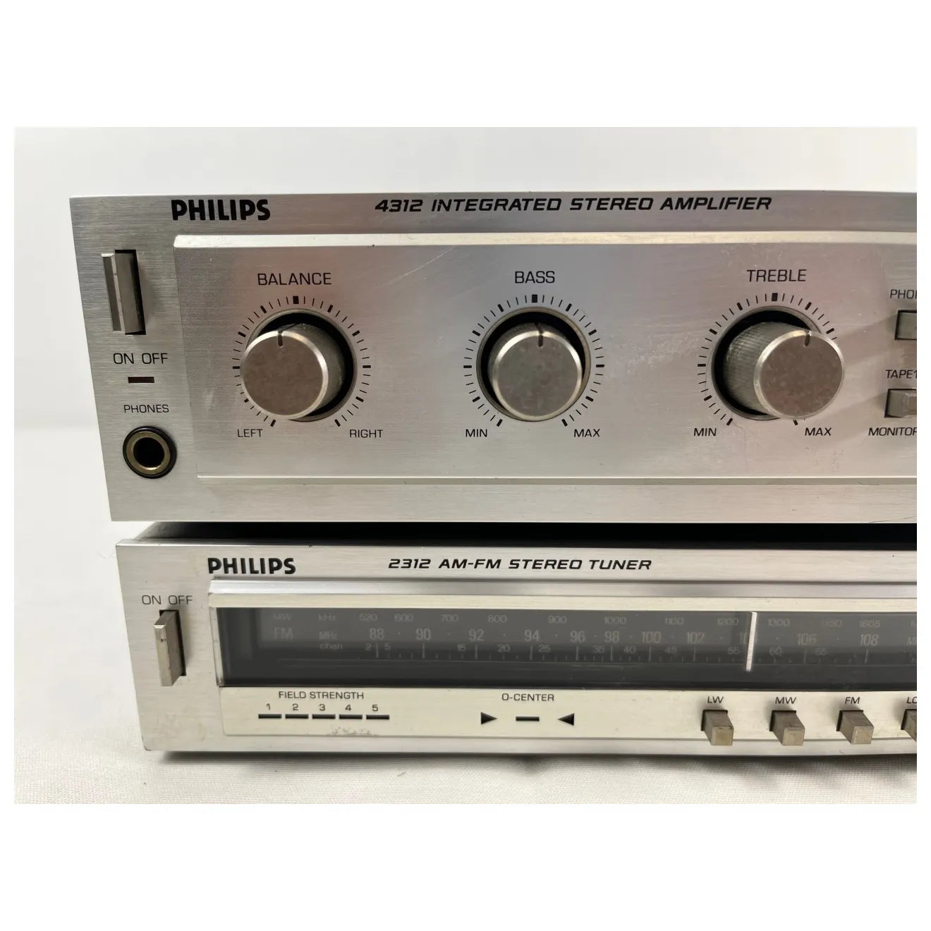Amplificateur Philips 4312 et tuner 2312