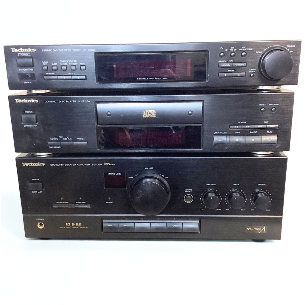 Mini-Chaîne Technics SU-X120 + SL-PJ28A + ST-X302L