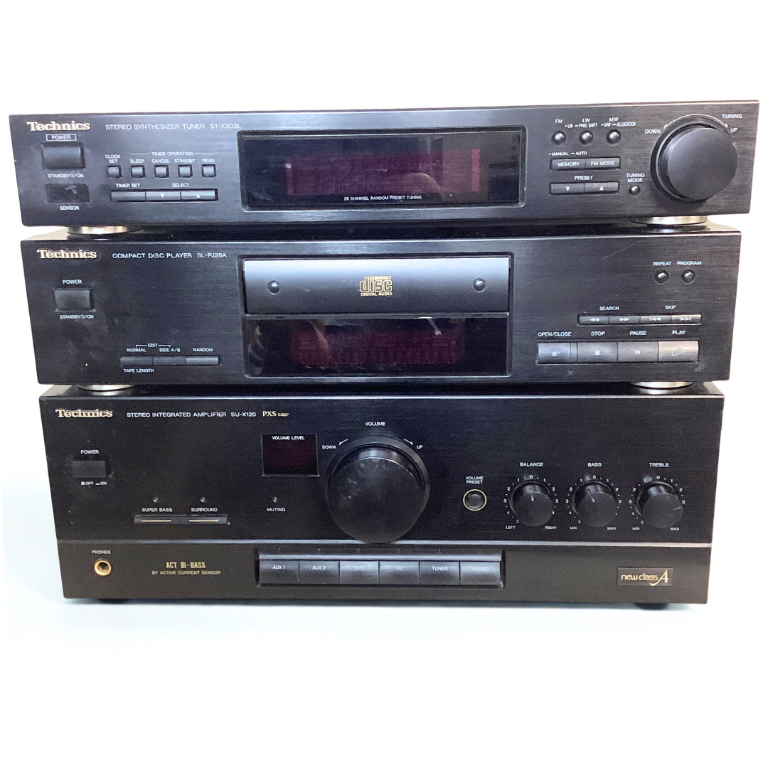 Mini-Chaîne Technics SU-X120 + SL-PJ28A + ST-X302L