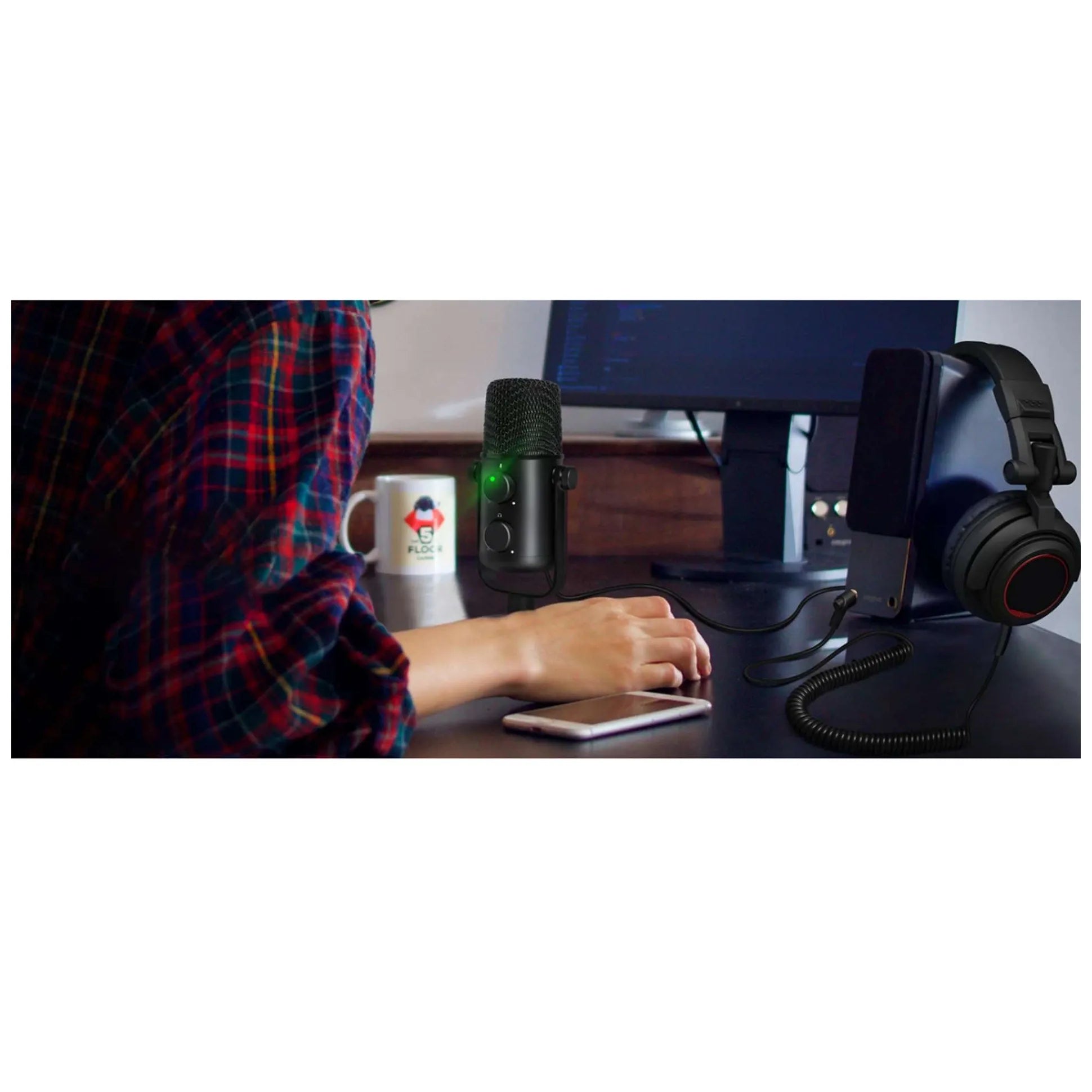 Pack micro + casque Power Studio Vibe Podcast Bundle