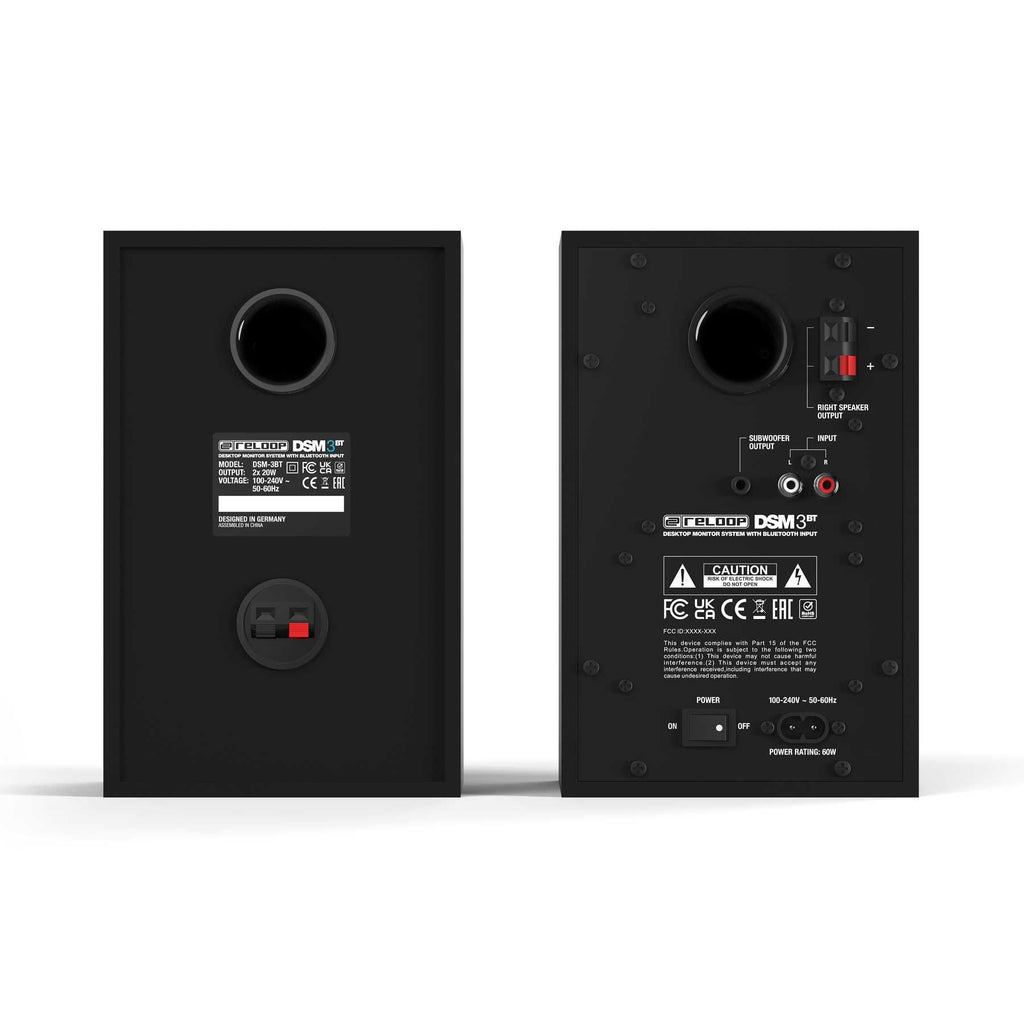 Enceintes de monitoring Reloop DSM-3 BT