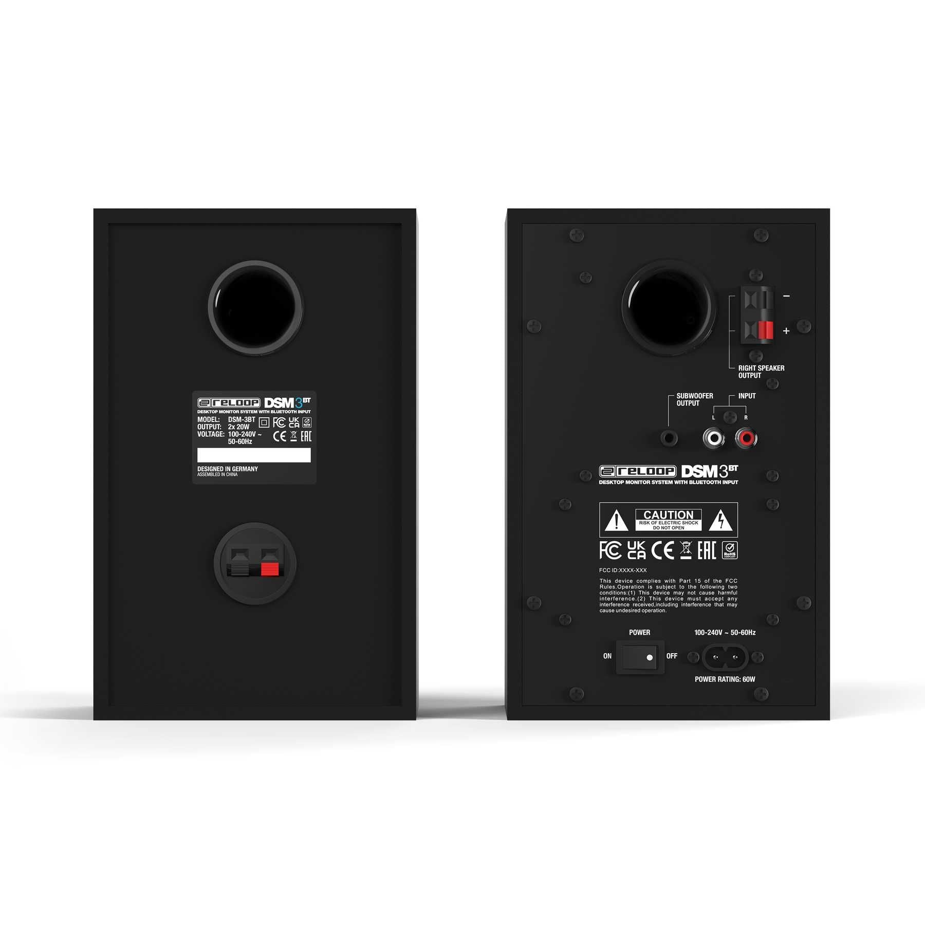 Enceintes de monitoring Reloop DSM-3 BT
