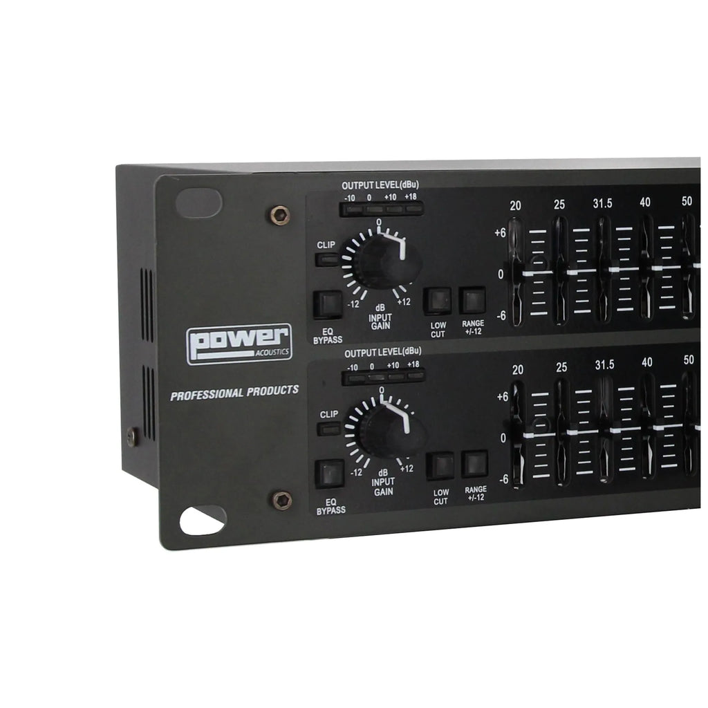 Égaliseur Power Acoustics EQ-231 2×31 bandes