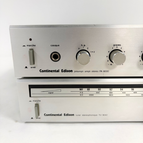 Amplificateur Continetal Edison PA 9000 + Tuner TU 9040