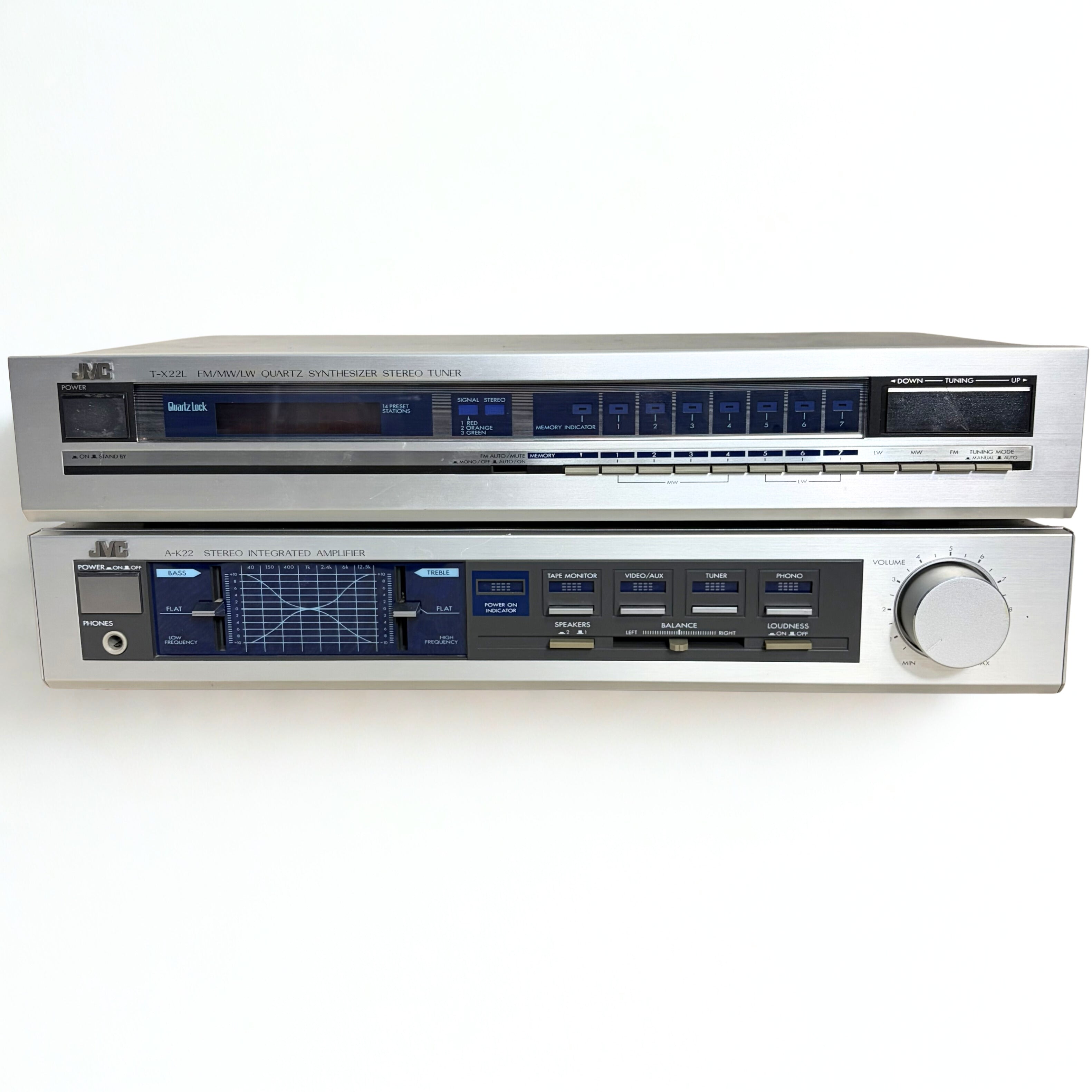 Ampli JVC A-K22 + Tuner JVC T-X22L