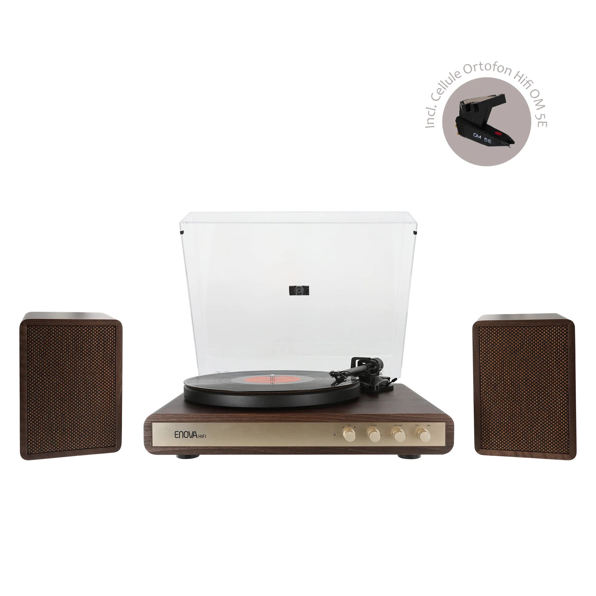 Pack Platine Vintage Hi-Fi + Enceintes Enova Vela VP2