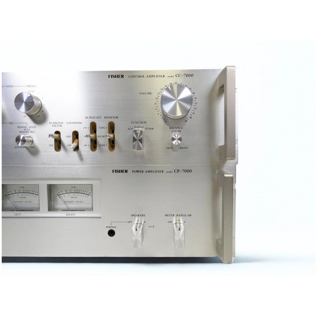 Pré ampli Fisher CC-7000 + Ampli de puissance CP-7000