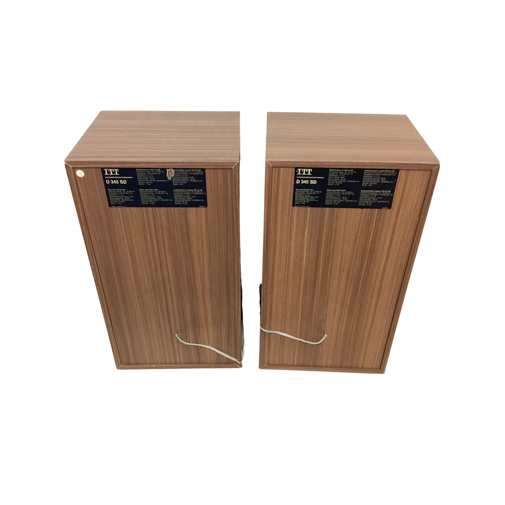 Enceintes ITT D 345 SD