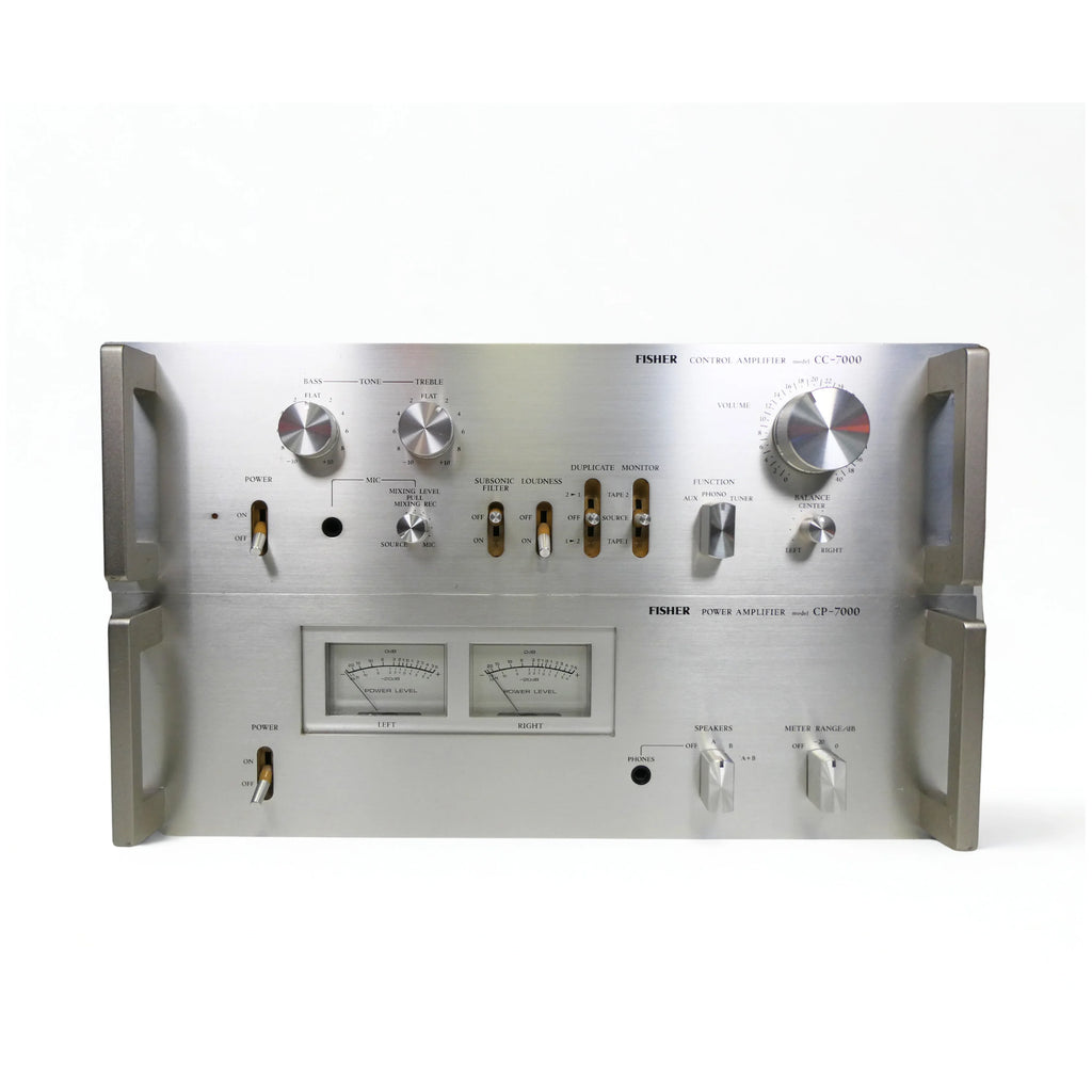 Pré ampli Fisher CC-7000 + Ampli de puissance CP-7000