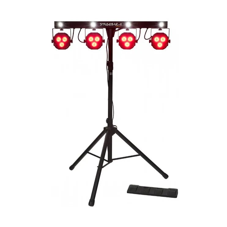 Pack de 2 projecteurs Stagebar 2 + 2 pieds