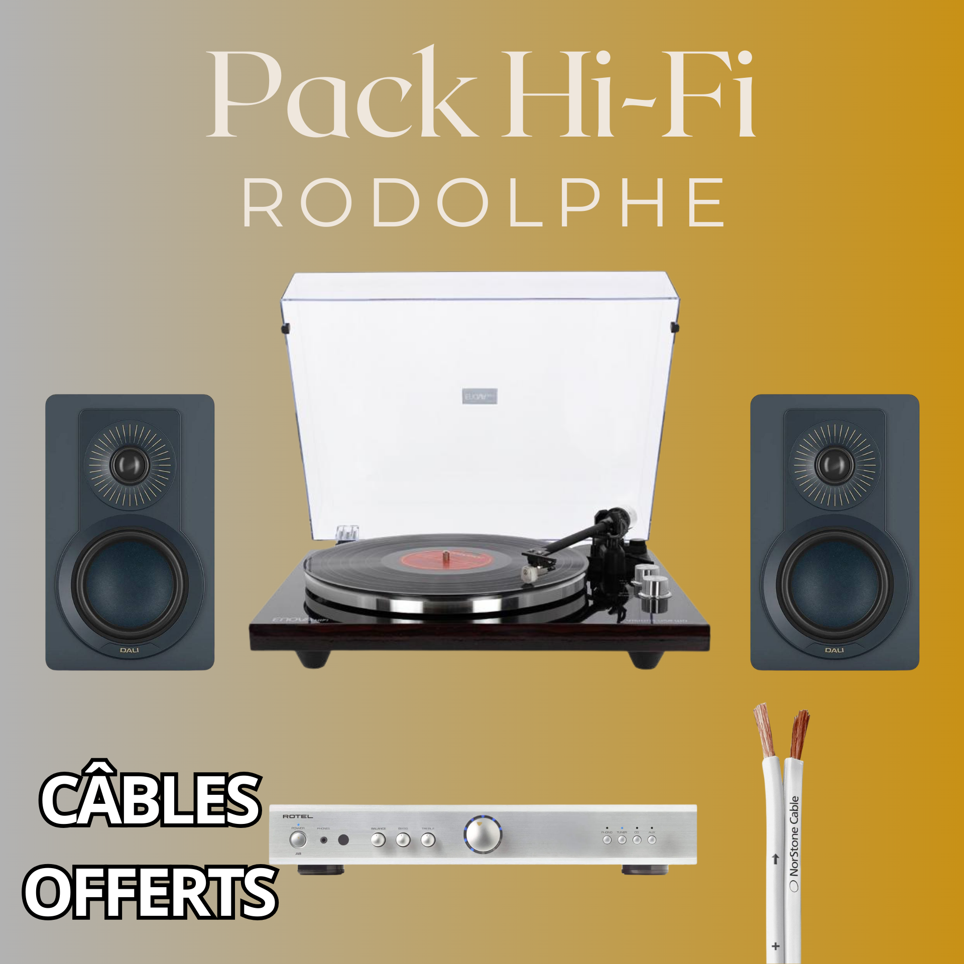 Pack Rodolphe – Système Hi-Fi