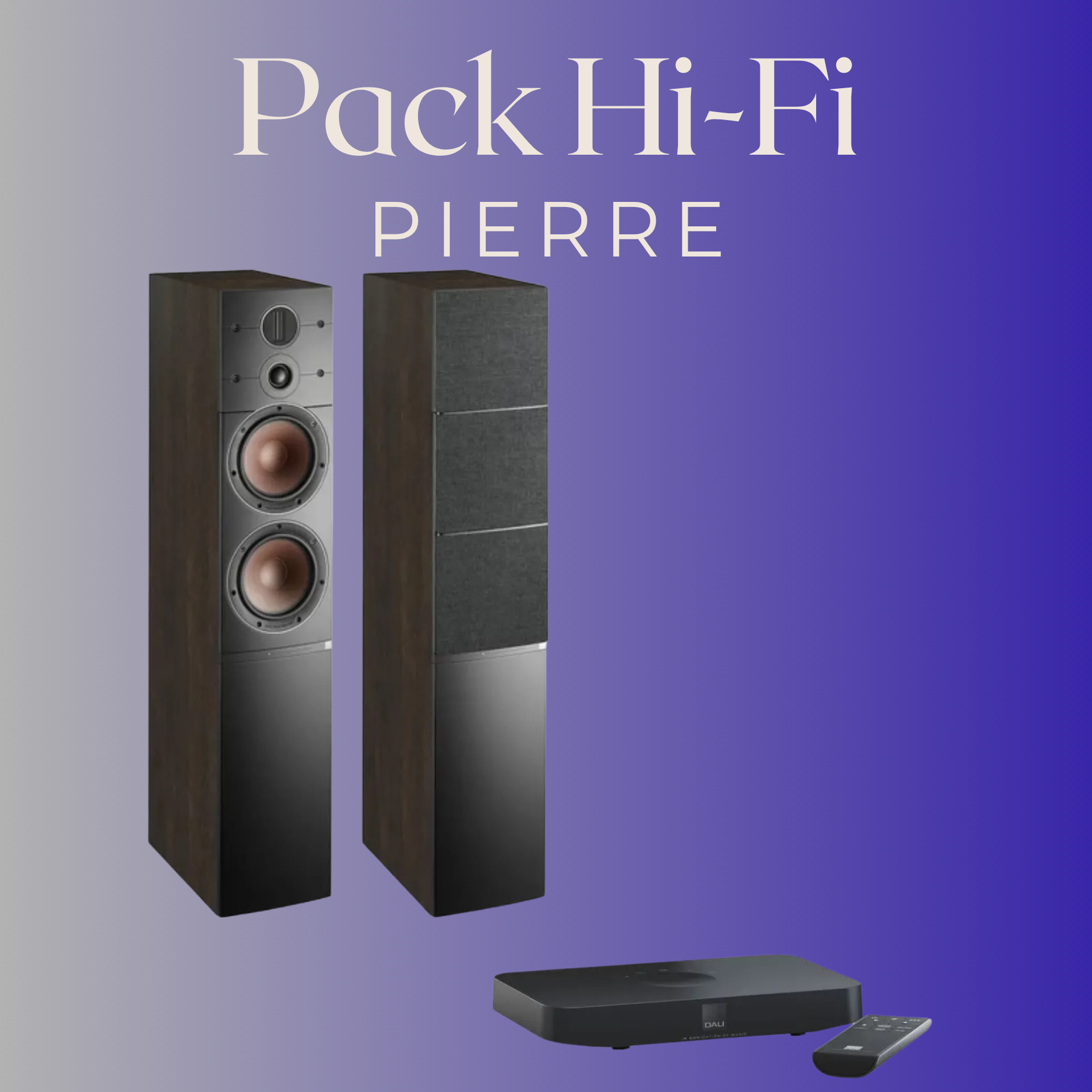Pack Pierre – Enceintes Dali Callisto 6C + Dali Sound Hub