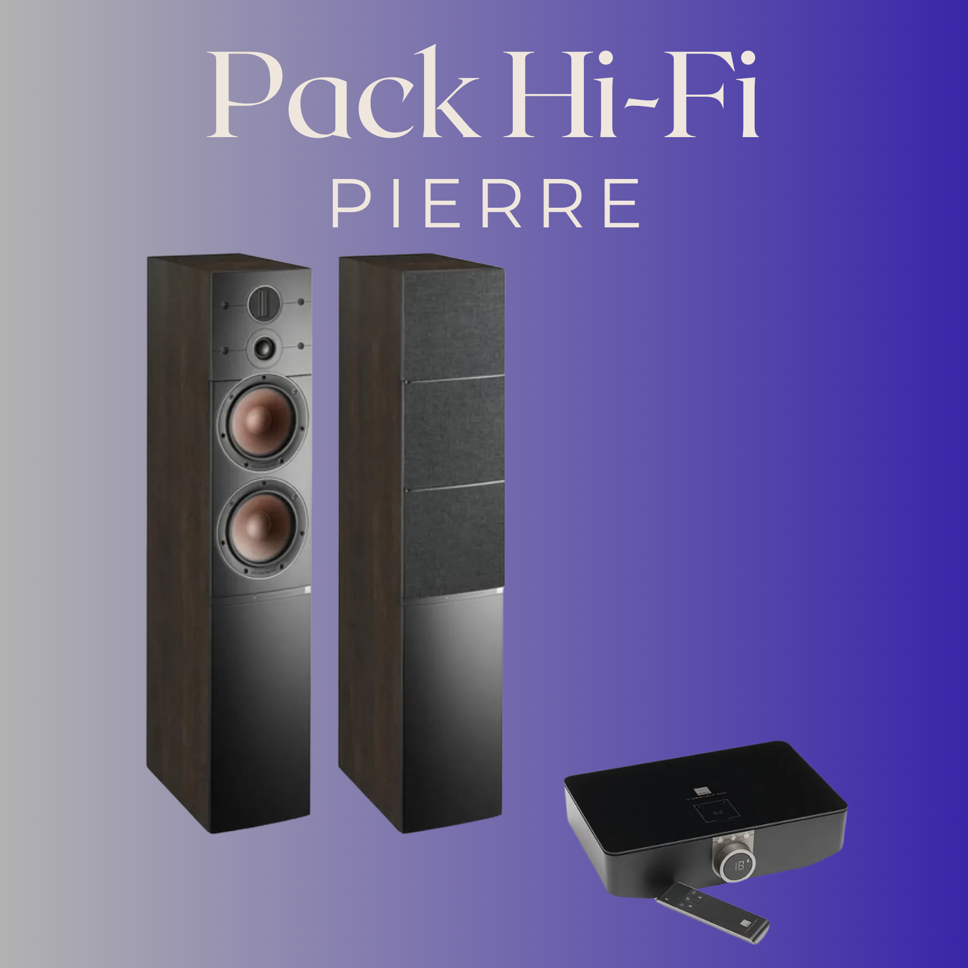 Pack Pierre – Enceintes Dali Callisto 6C + Dali Sound Hub