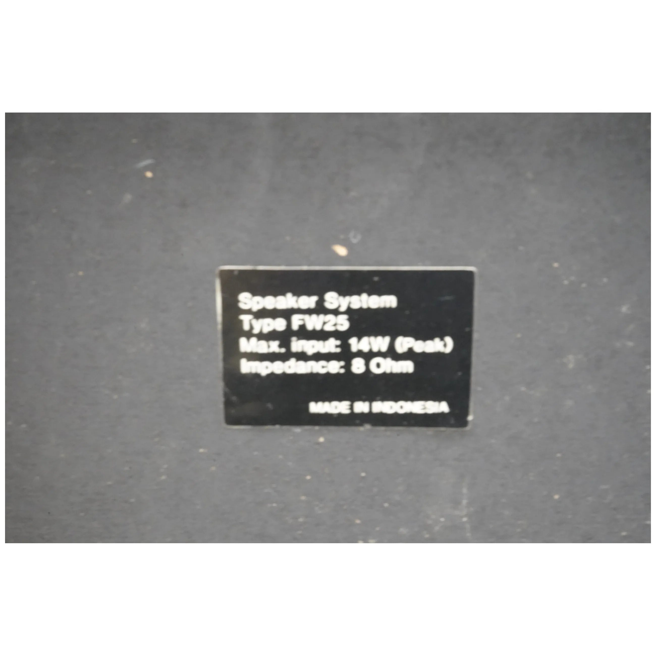 Enceintes Philips FW25