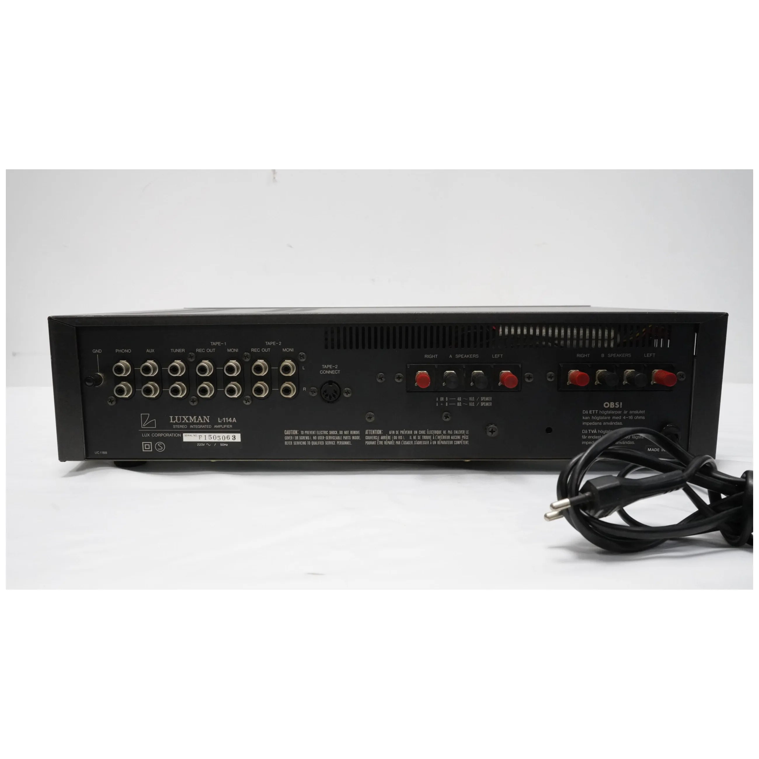 Amplificateur Luxman L-114A