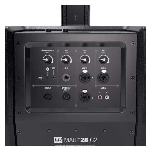 Pack Location 5 – 2× Maui 28 G2 + lyres + LED + micro