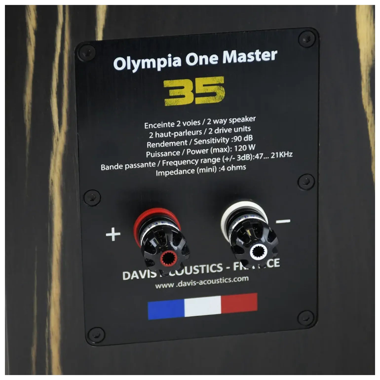 Enceinte bibliothèque Davis Acoustics Olympia One Master 35