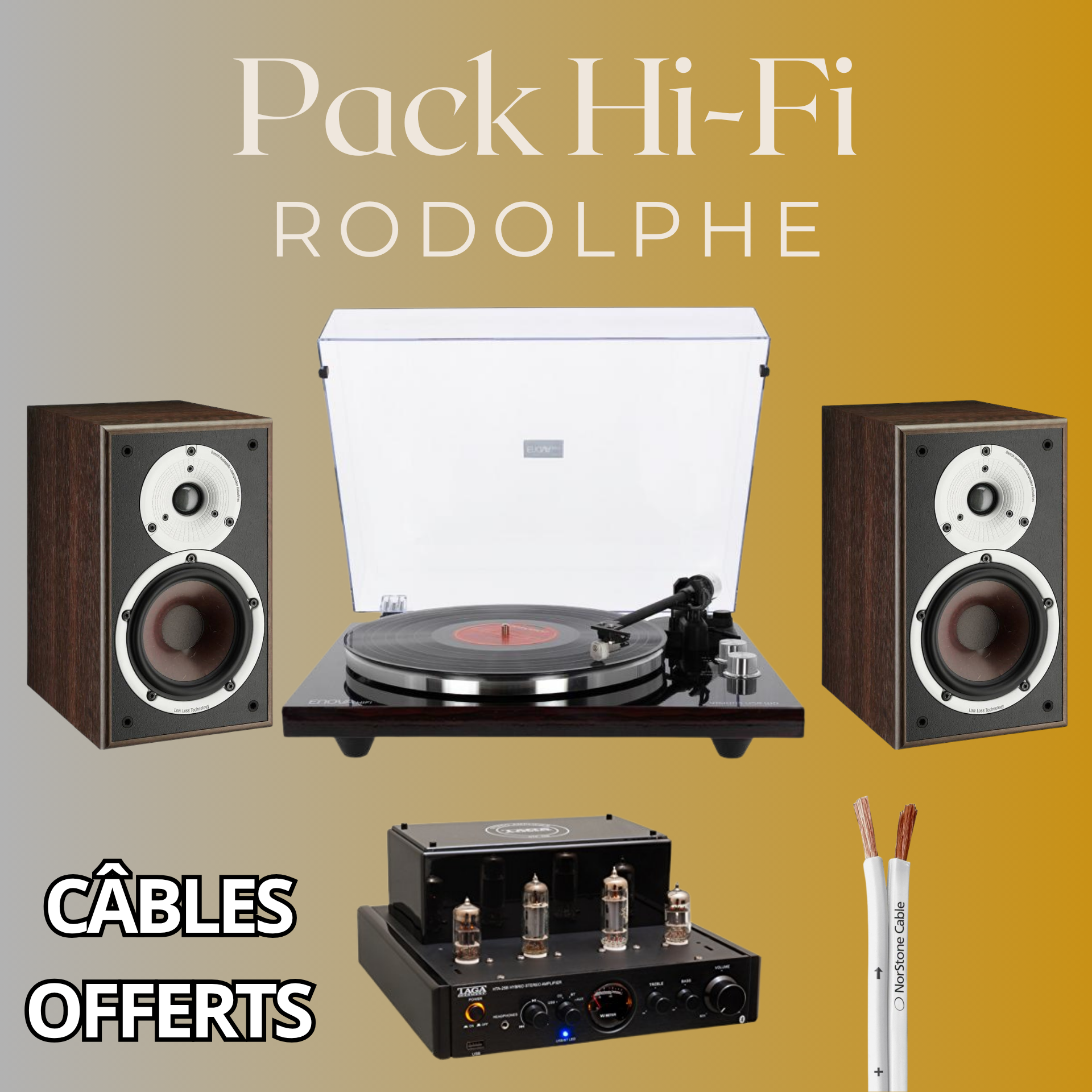 Pack Rodolphe – Système Hi-Fi