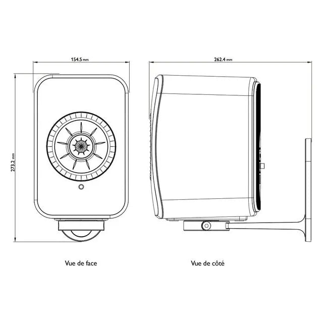 Support mural KEF B1 pour KEF LSX