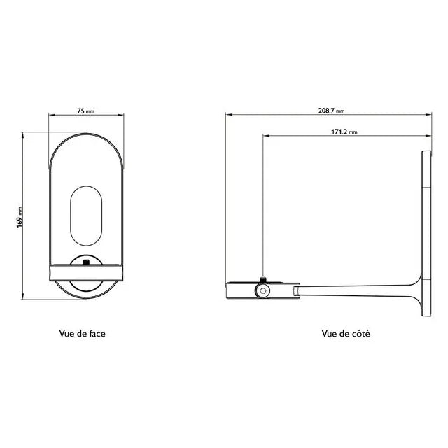 Support mural KEF B1 pour KEF LSX