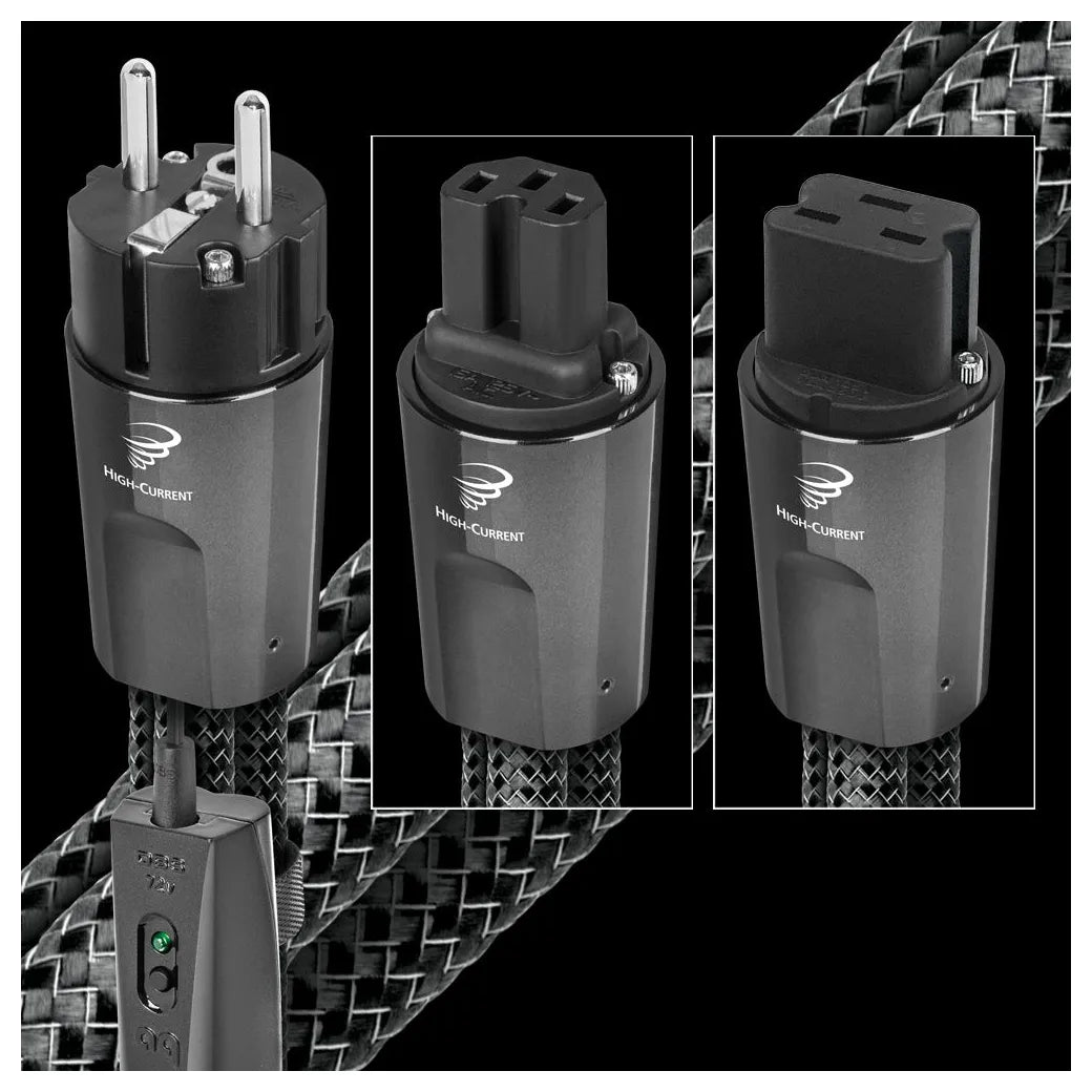 Câble d’alimentation secteur Audioquest Tornado 72 DBS – Courant variable (élevé)