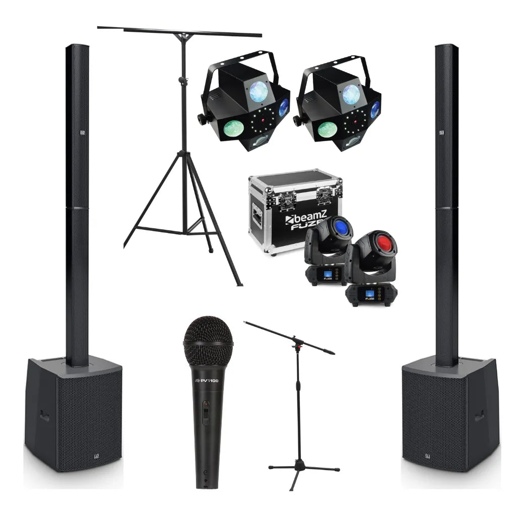 Pack Location 5 – 2× Maui 28 G2 + lyres + LED + micro