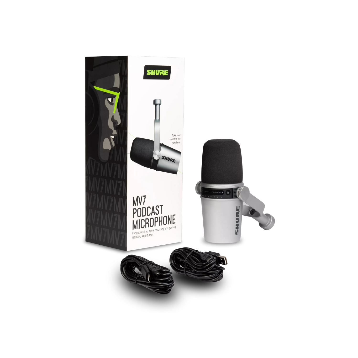 Microphone Shure MV7 Silver