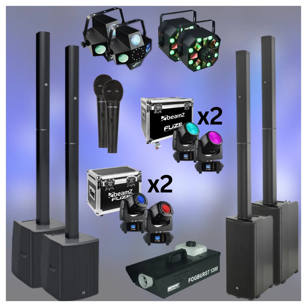 Pack Location 7 – Full set Maui 11 + 28 + LED + lyres + fumée