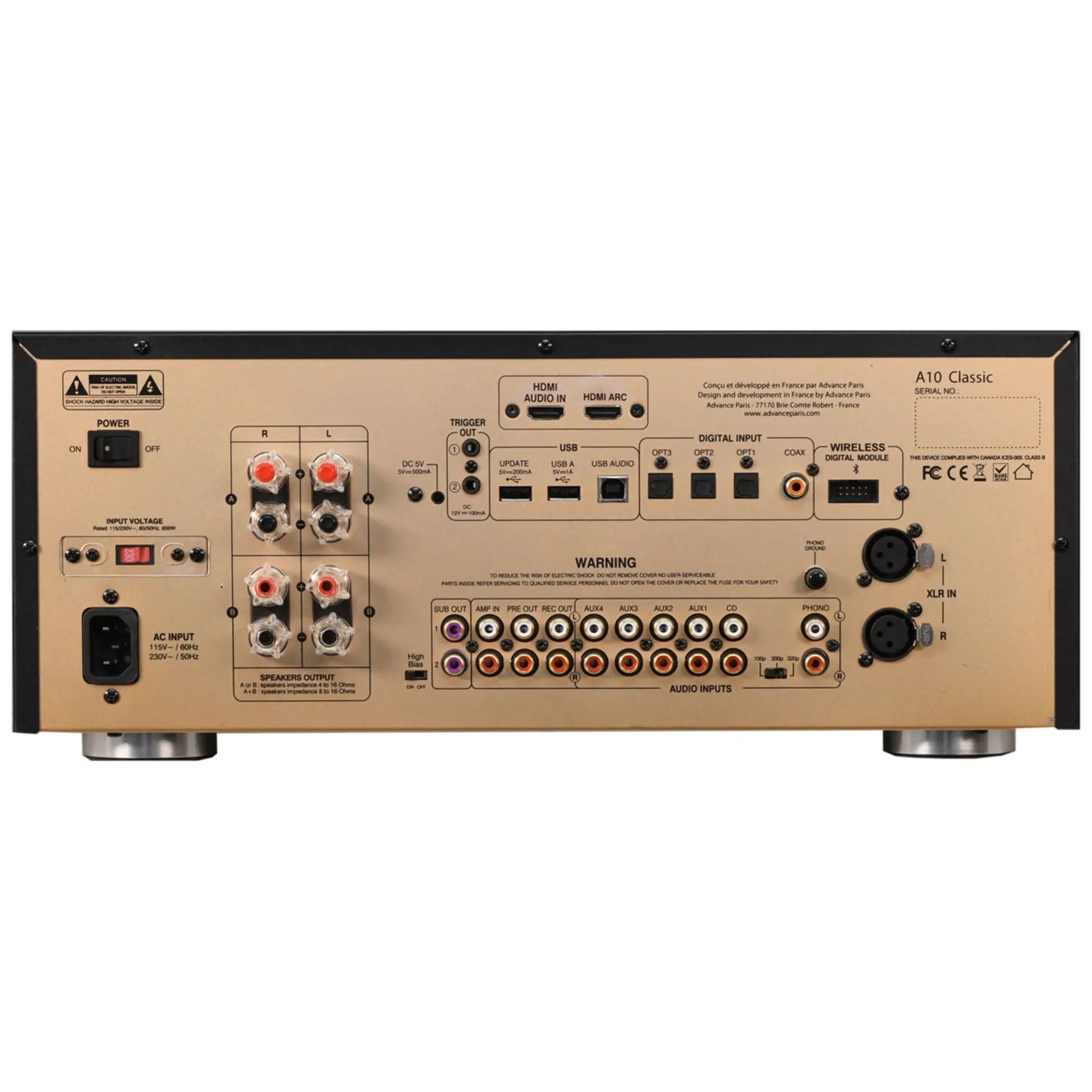 Amplificateur Advance Paris A10 Classic