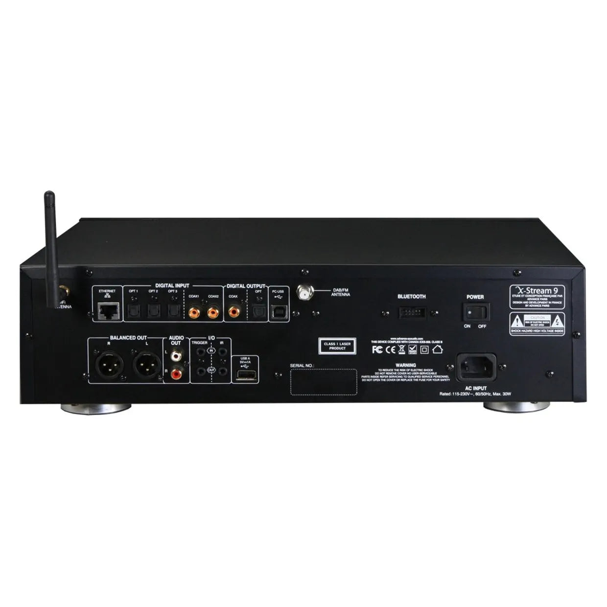 Lecteur réseau Advance Paris X-Stream 9 – CD, DAC et streaming Hi-Fi