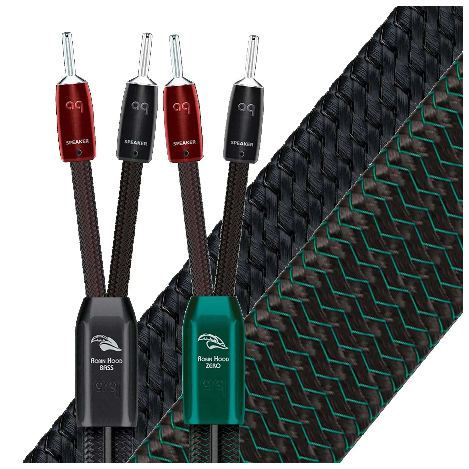 Câble d’enceintes Audioquest Robin Hood BiWire Combo