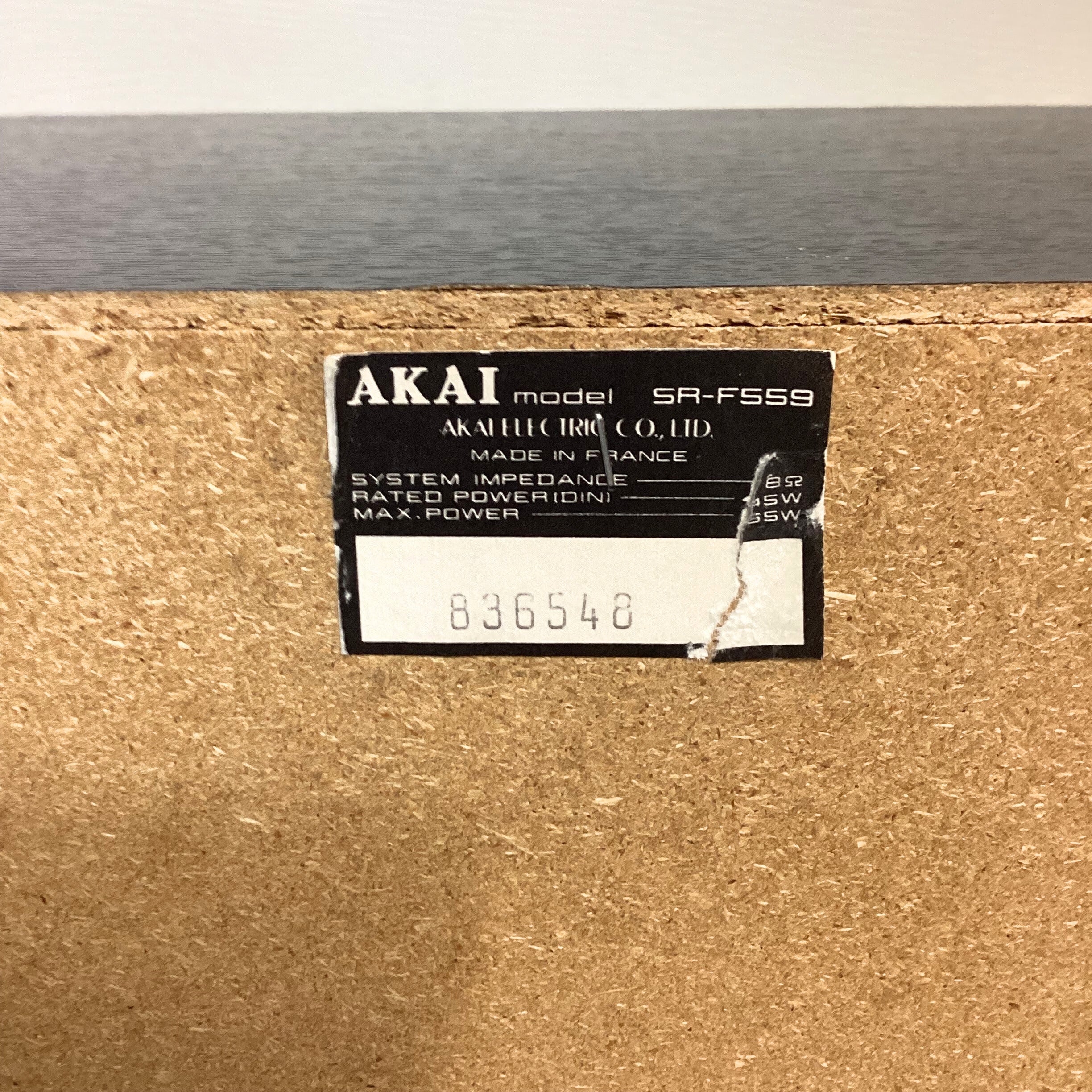 Enceintes Akai SR-F559