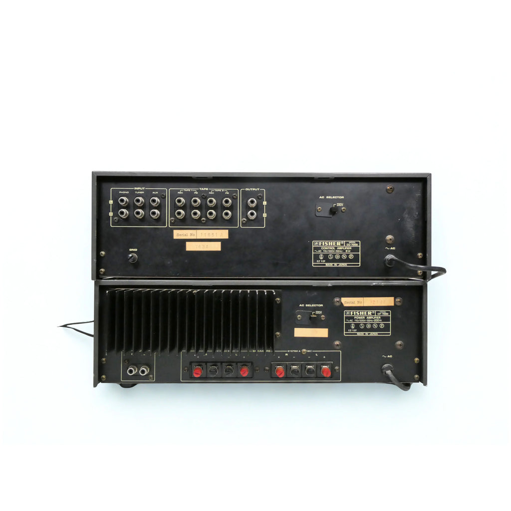 Pré ampli Fisher CC-7000 + Ampli de puissance CP-7000