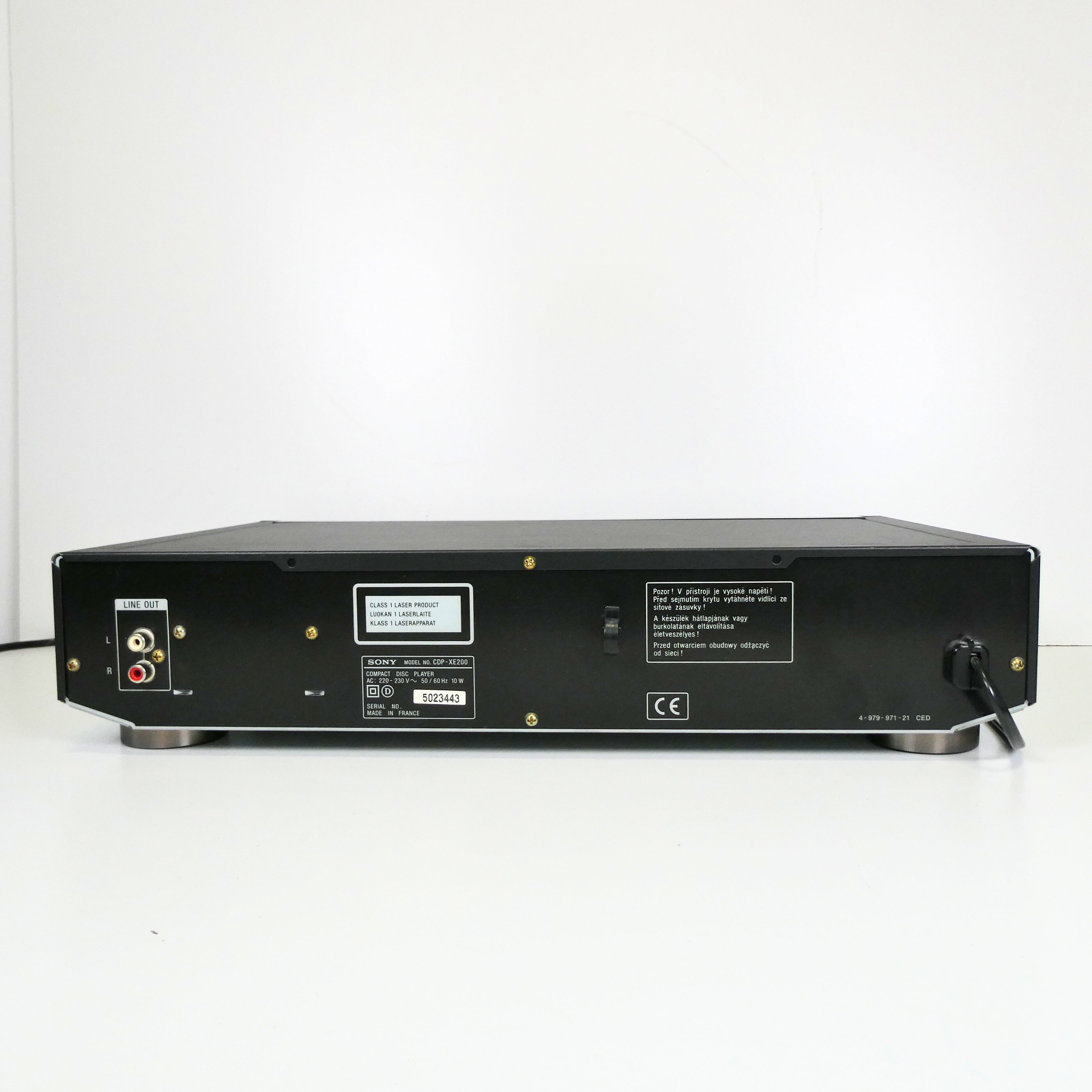 Lecteur CD Sony CDP XE-200