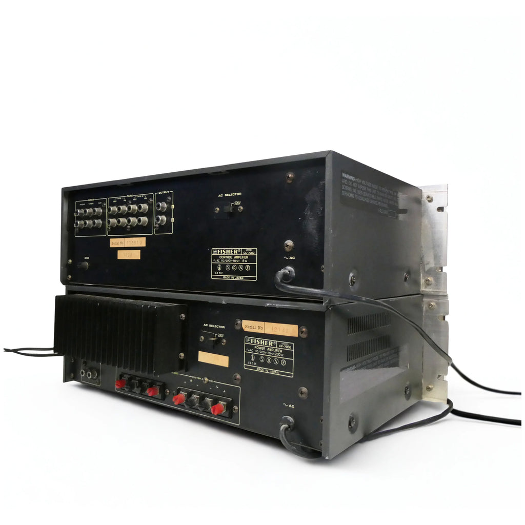 Pré ampli Fisher CC-7000 + Ampli de puissance CP-7000
