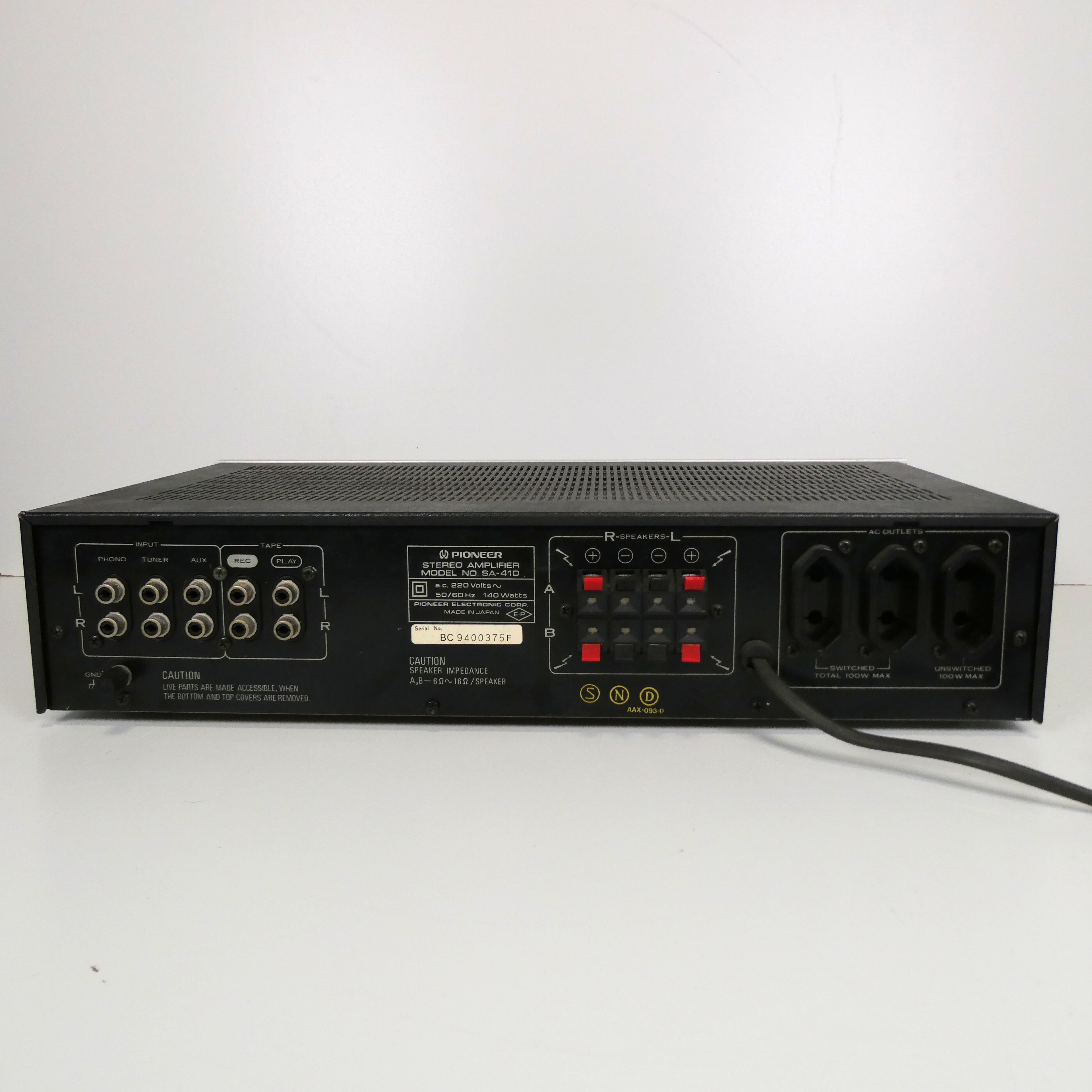 Amplificateur Pioneer SA-410