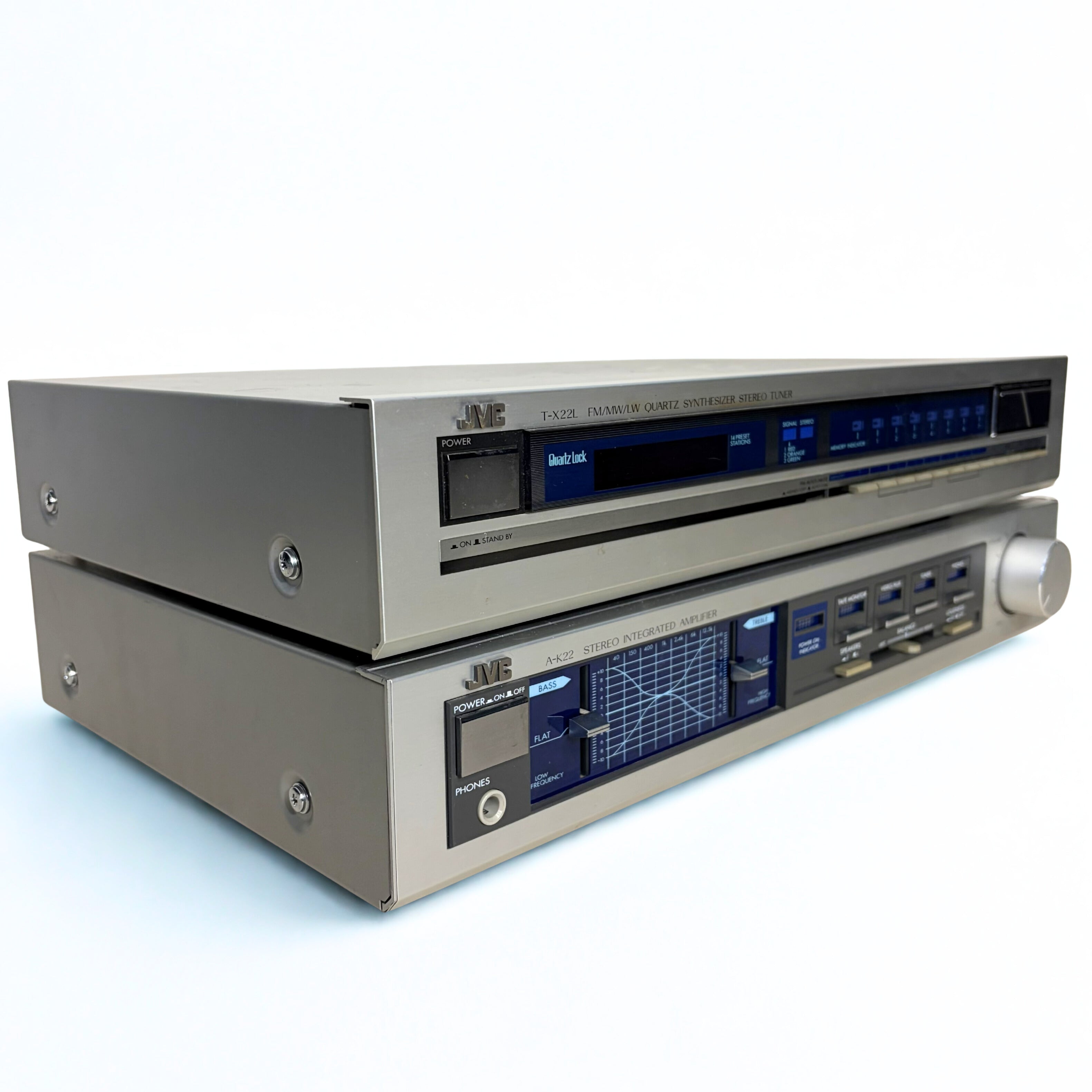 Ampli JVC A-K22 + Tuner JVC T-X22L