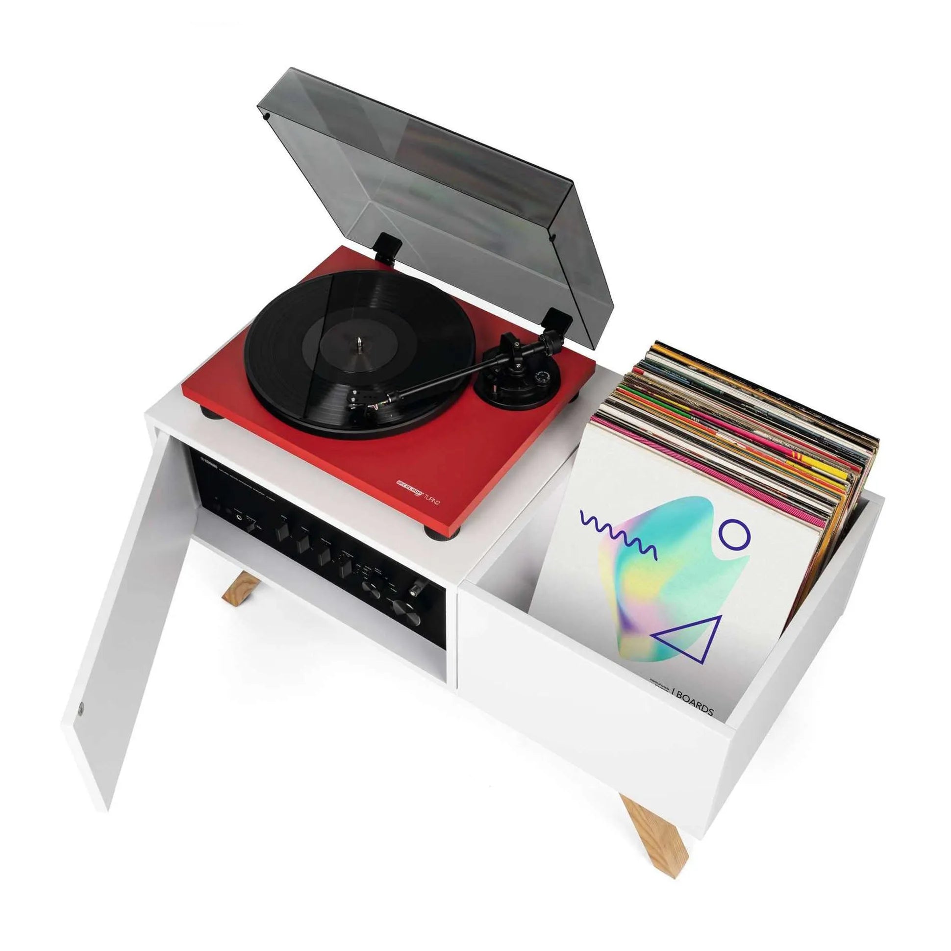 Meuble rétro blanc glorious