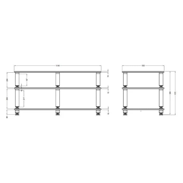 Meuble Norstone Stabbl AV Noir