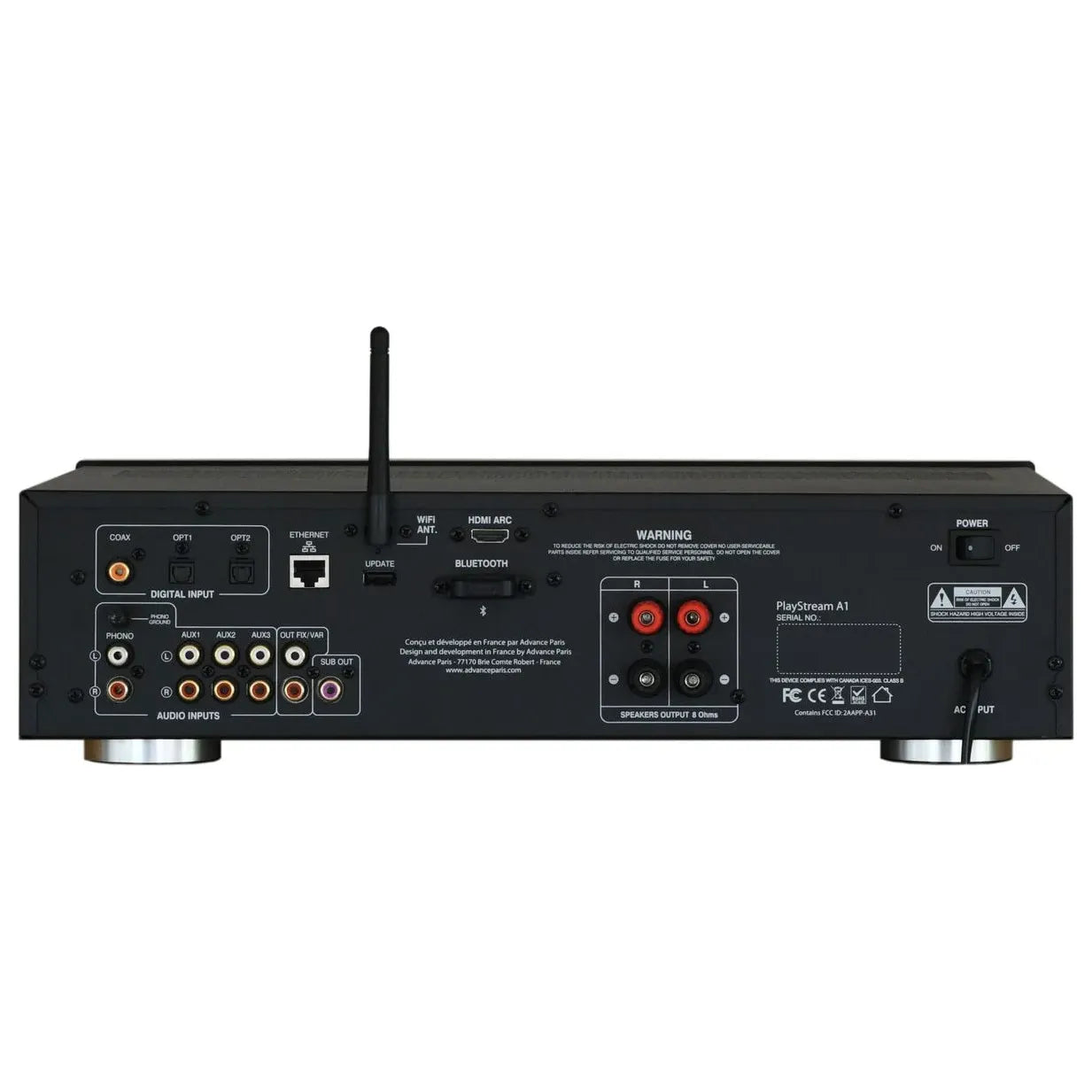 Amplificateur Advance Paris PLAYSTREAM A1