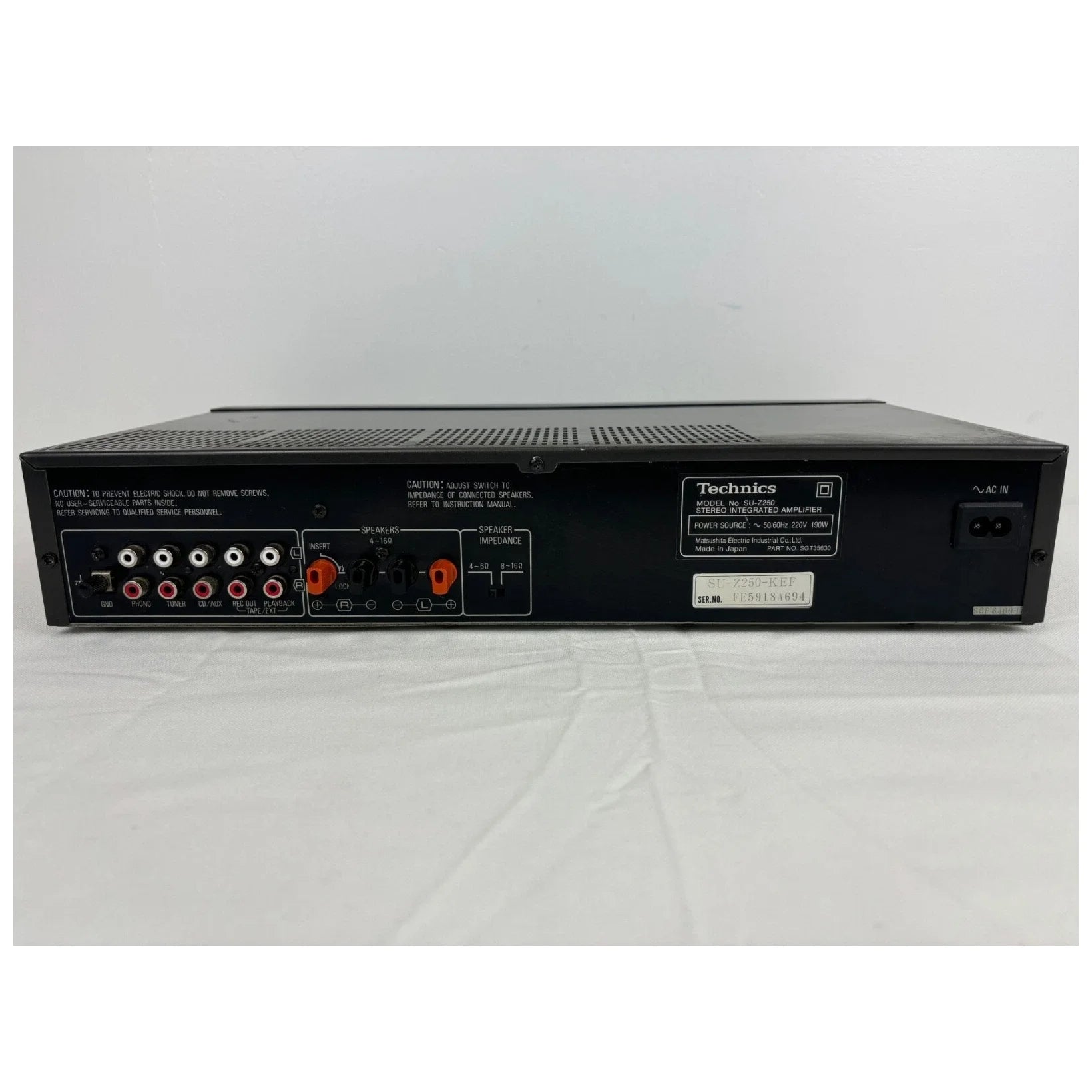 Amplificateur Technics SU-Z250