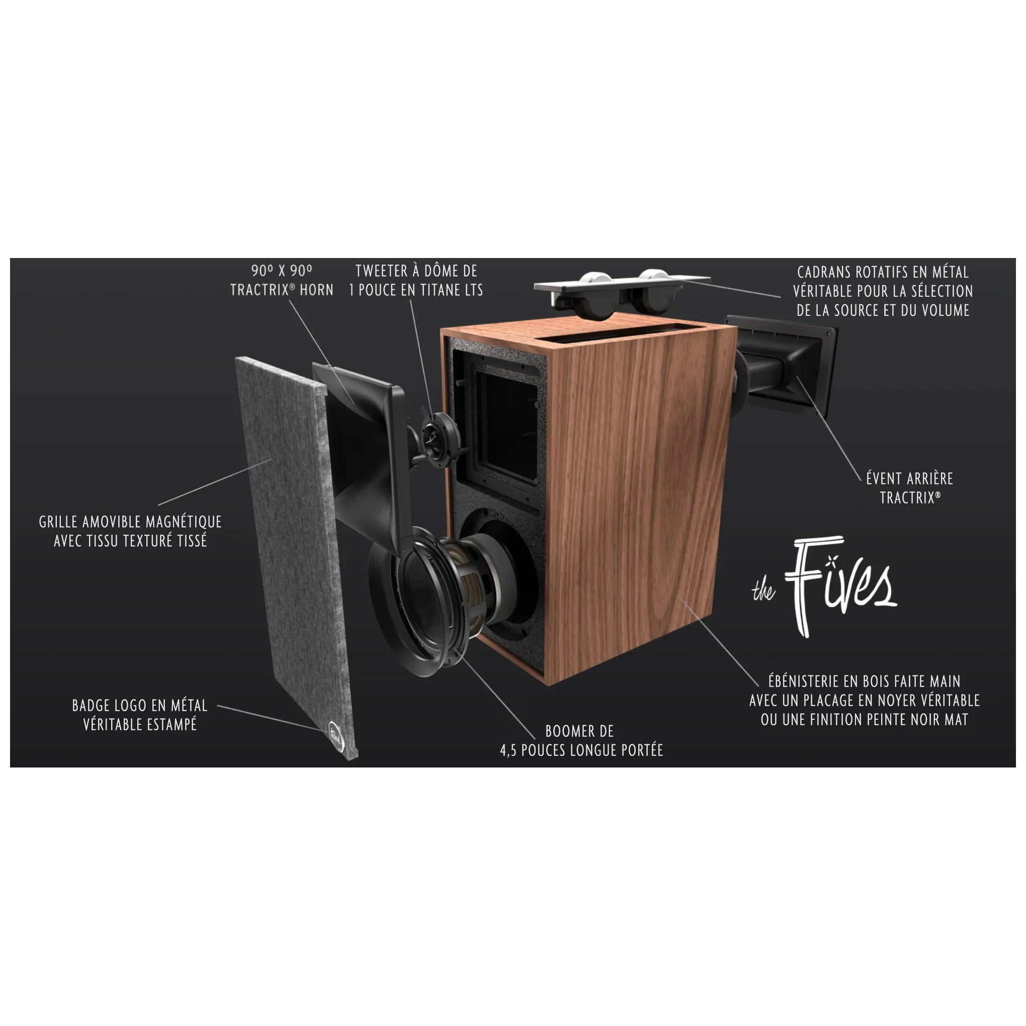 Enceinte connectée Klipsch The Fives