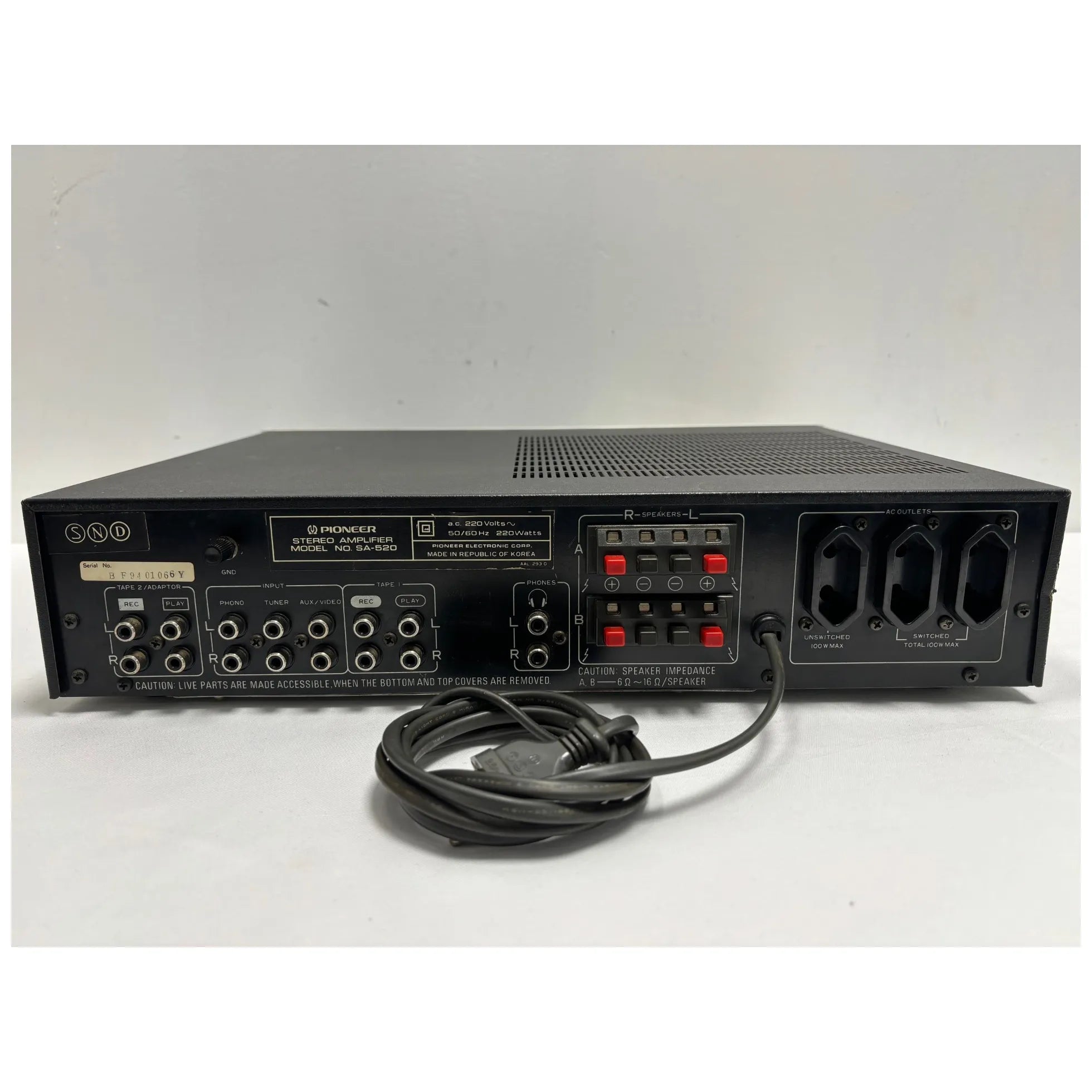 Amplificateur Pioneer SA-520