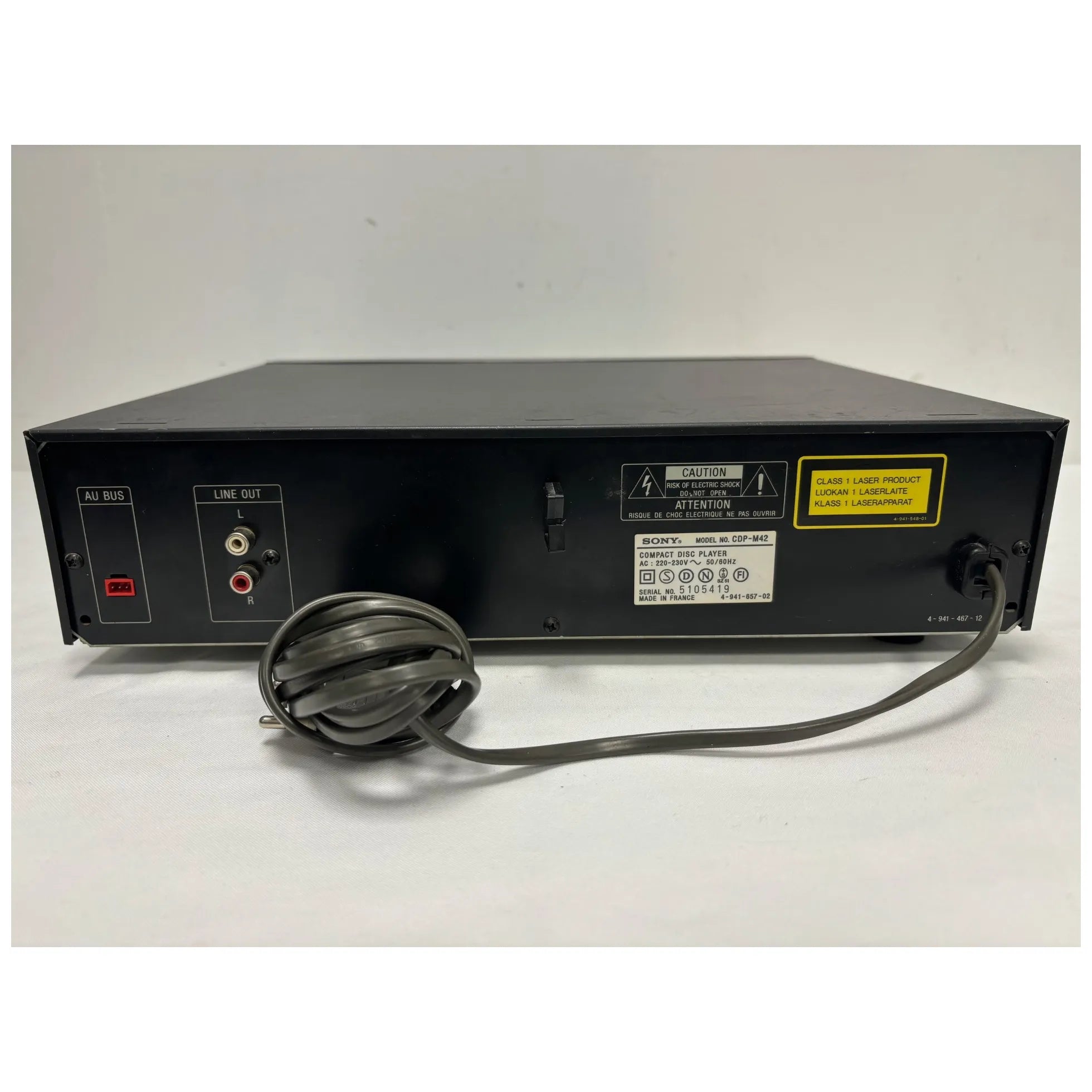 Lecteur CD Sony CDP‑M42