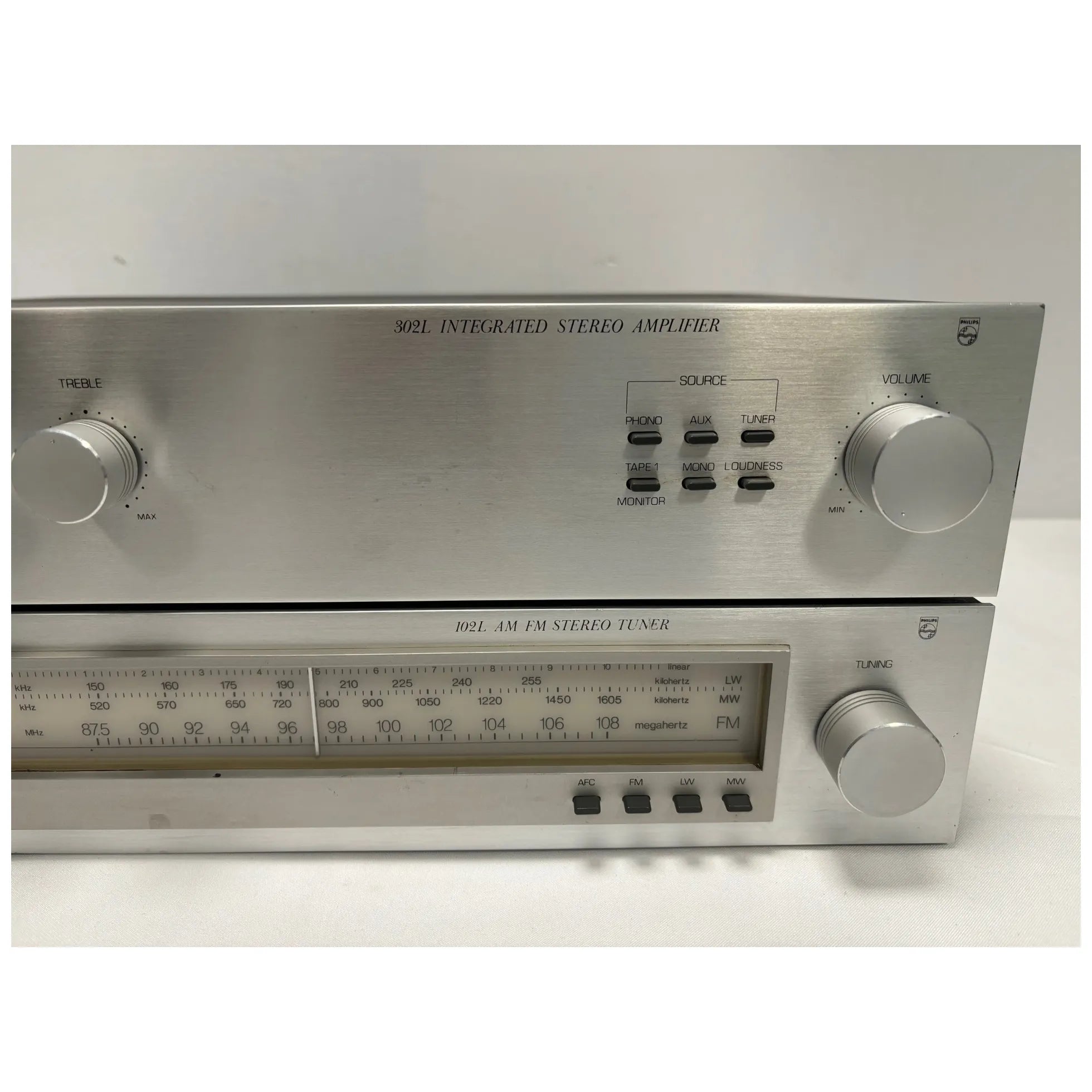 Ampli Philips AH302 + Tuner Philips AH102L