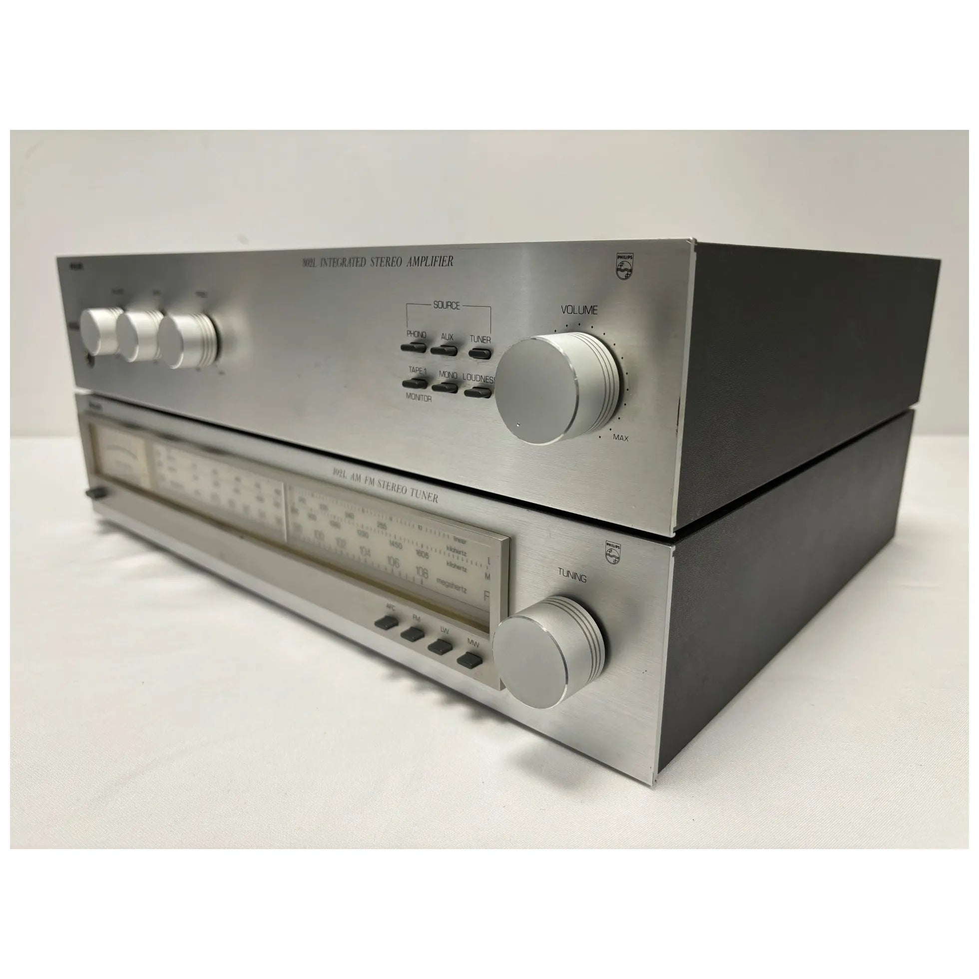 Ampli Philips AH302 + Tuner Philips AH102L
